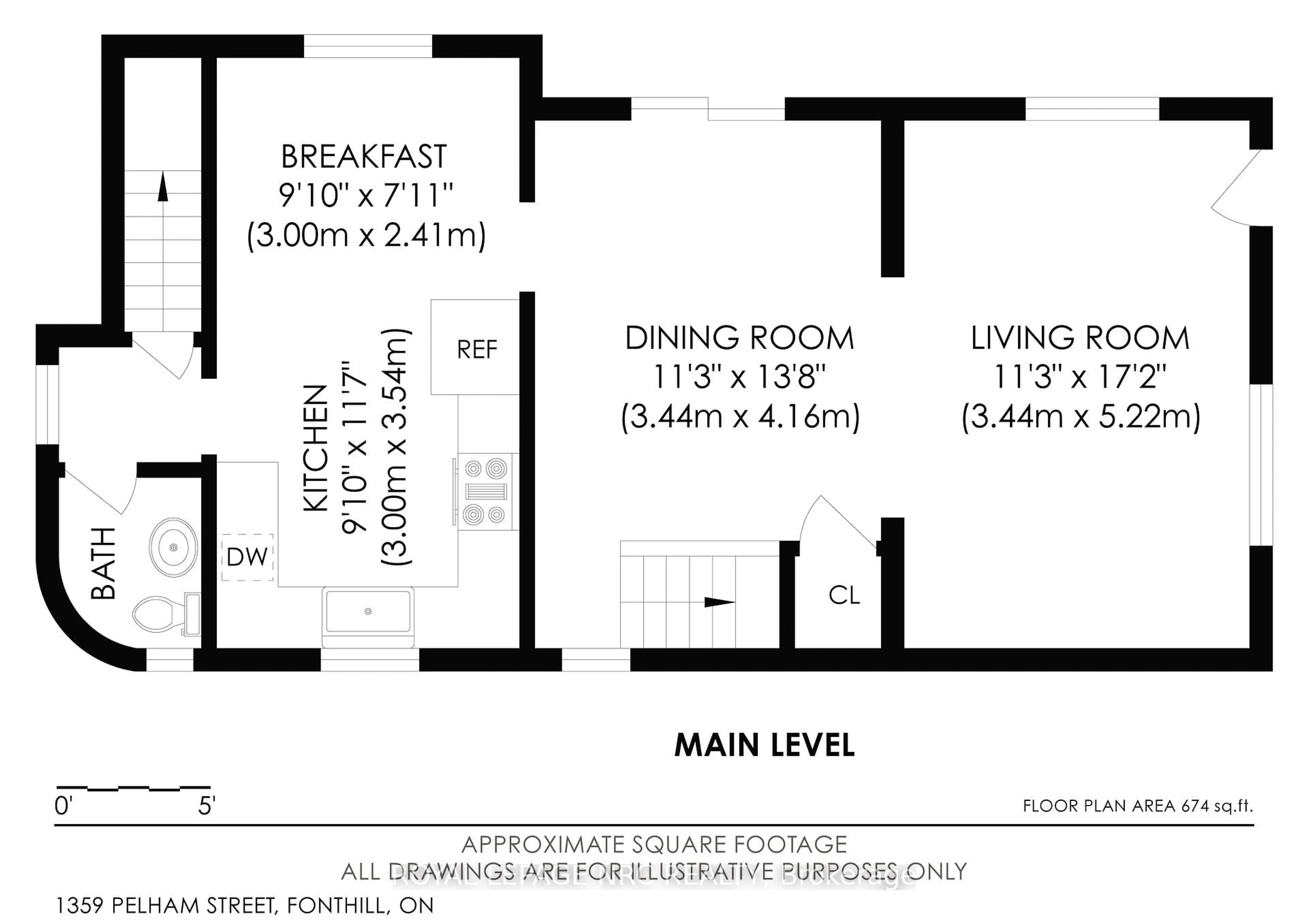 Floor plan for 1359 Pelham St, Pelham Ontario L0S 1E0
