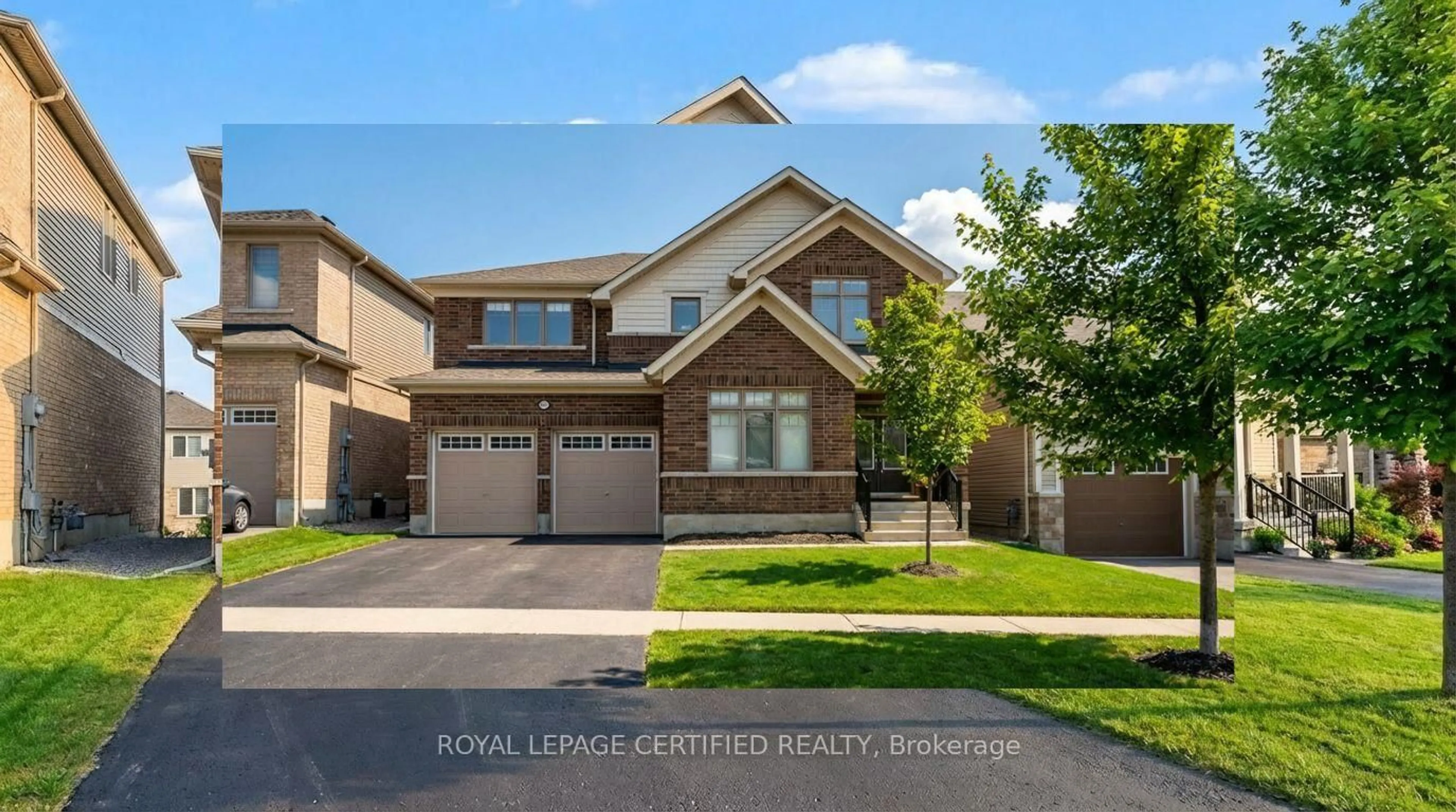 Home with brick exterior material, street for 123 Rea Dr, Centre Wellington Ontario N1M 0J8