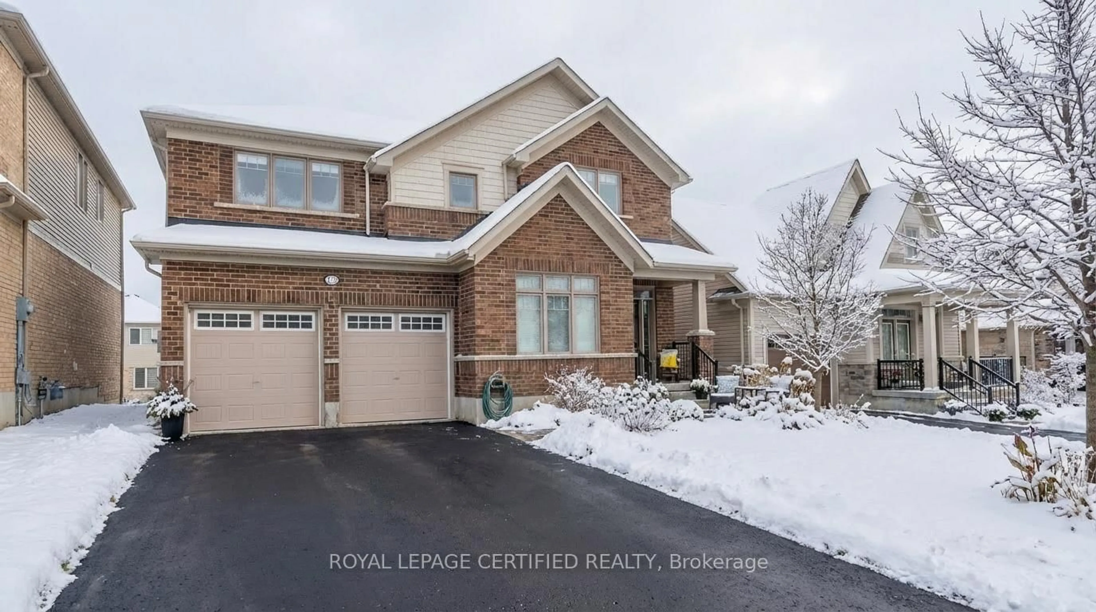 Home with brick exterior material, street for 123 Rea Dr, Centre Wellington Ontario N1M 0J8