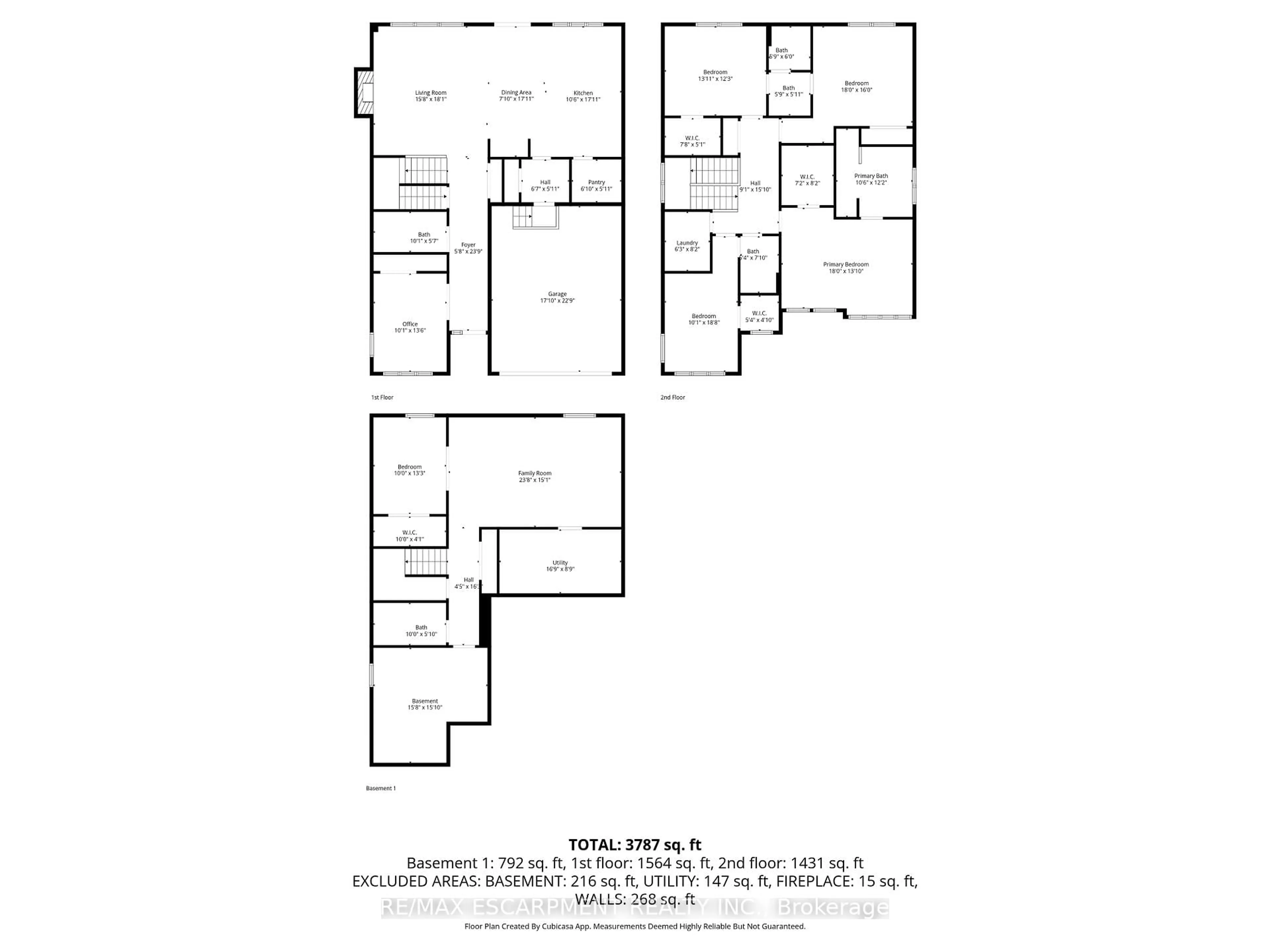 Floor plan for 7 Bartlett Ave, Grimsby Ontario L3M 5N7