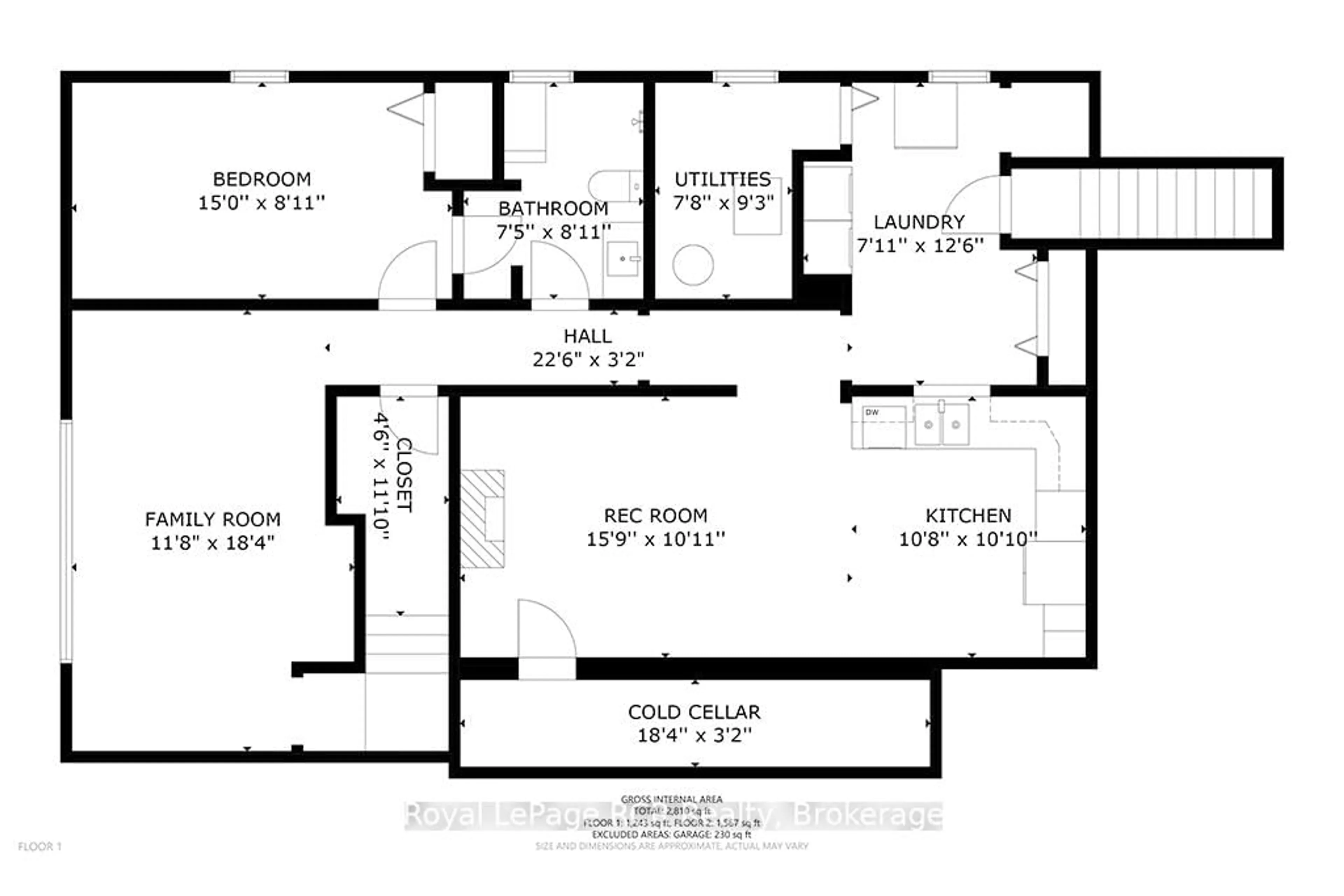 Floor plan for 500 Grandview Dr, Meaford Ontario N4L 1K1