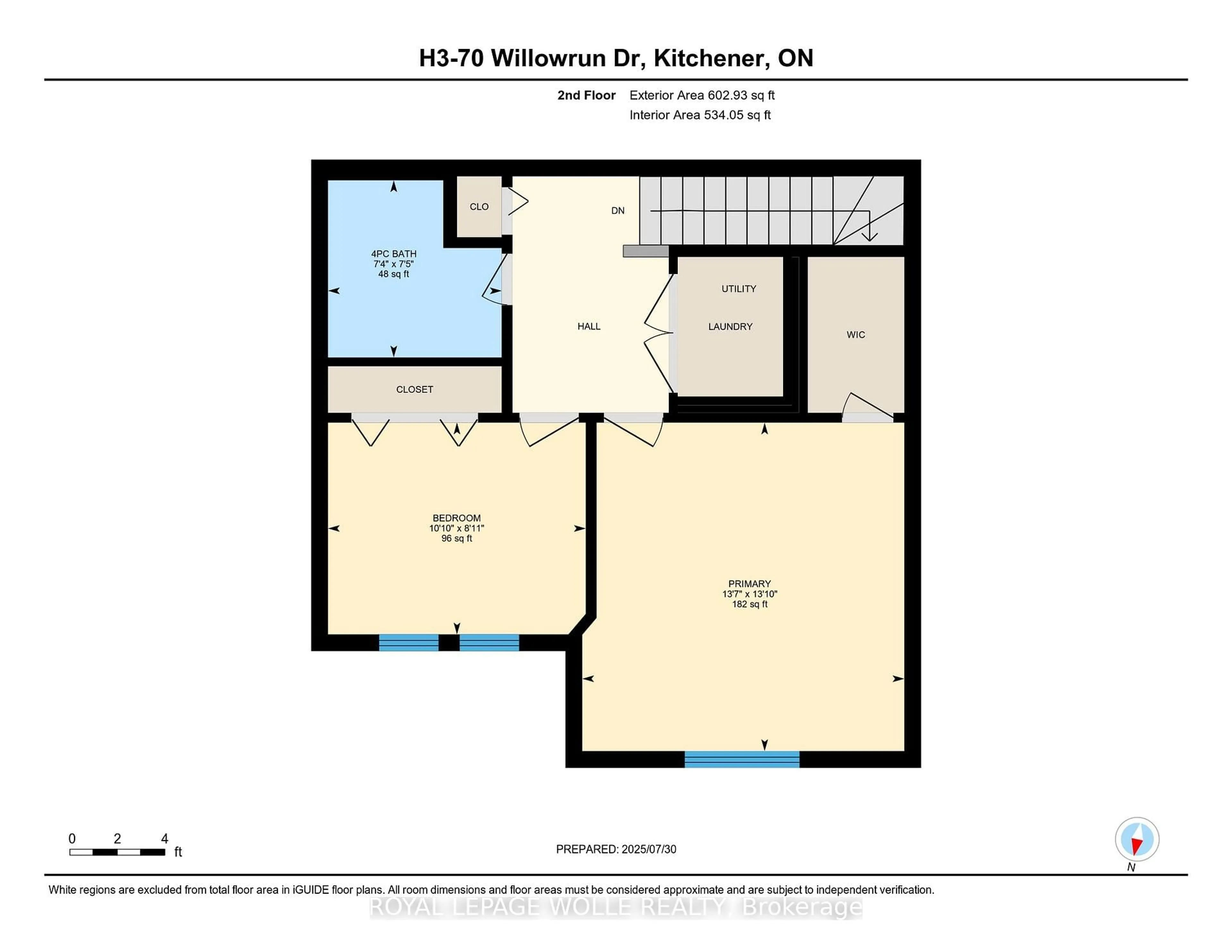 Floor plan for 70 WILLOWRUN Dr #H3, Kitchener Ontario N2A 0J3