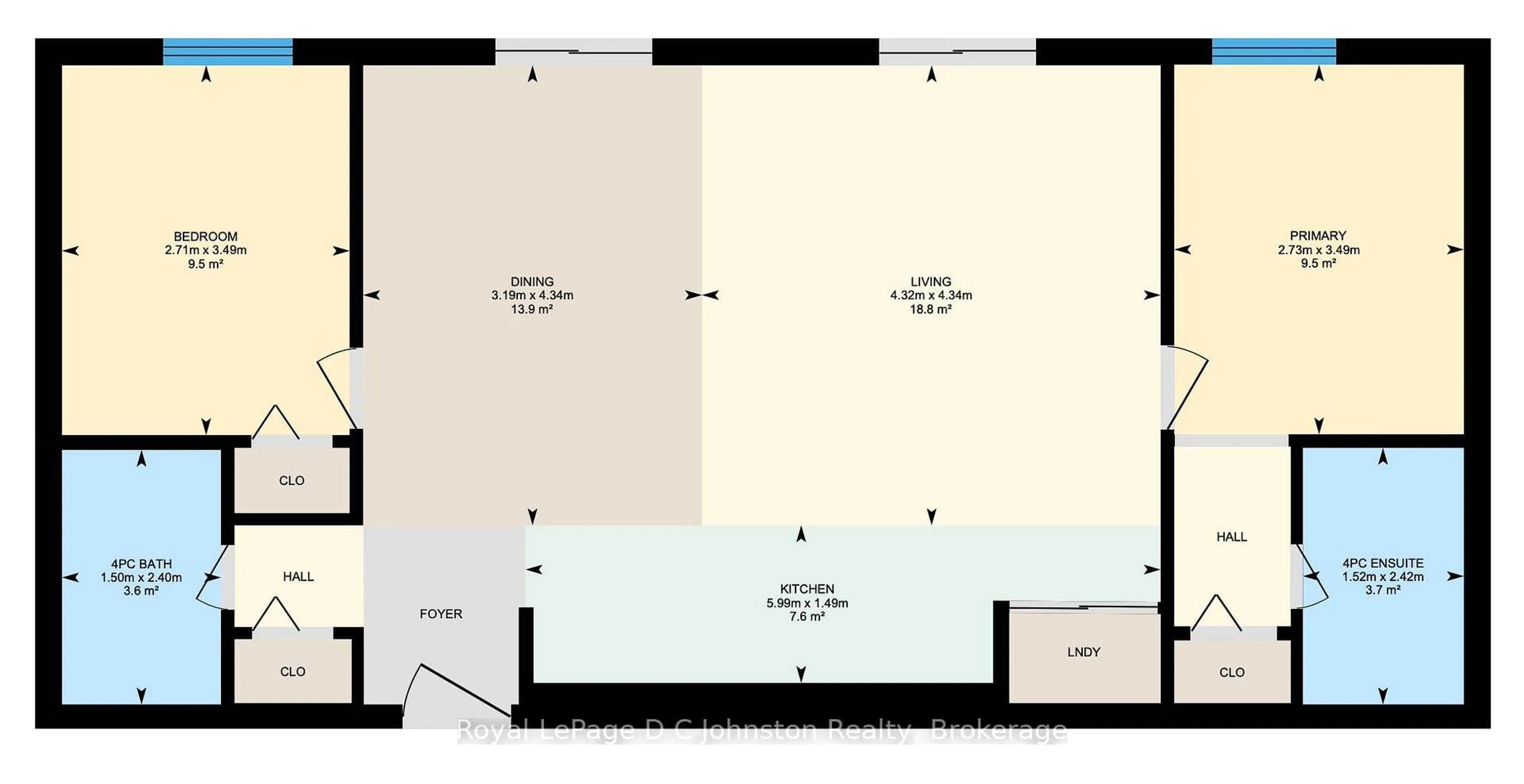 Floor plan for 229 Adelaide St #306, Saugeen Shores Ontario N0H 2L0