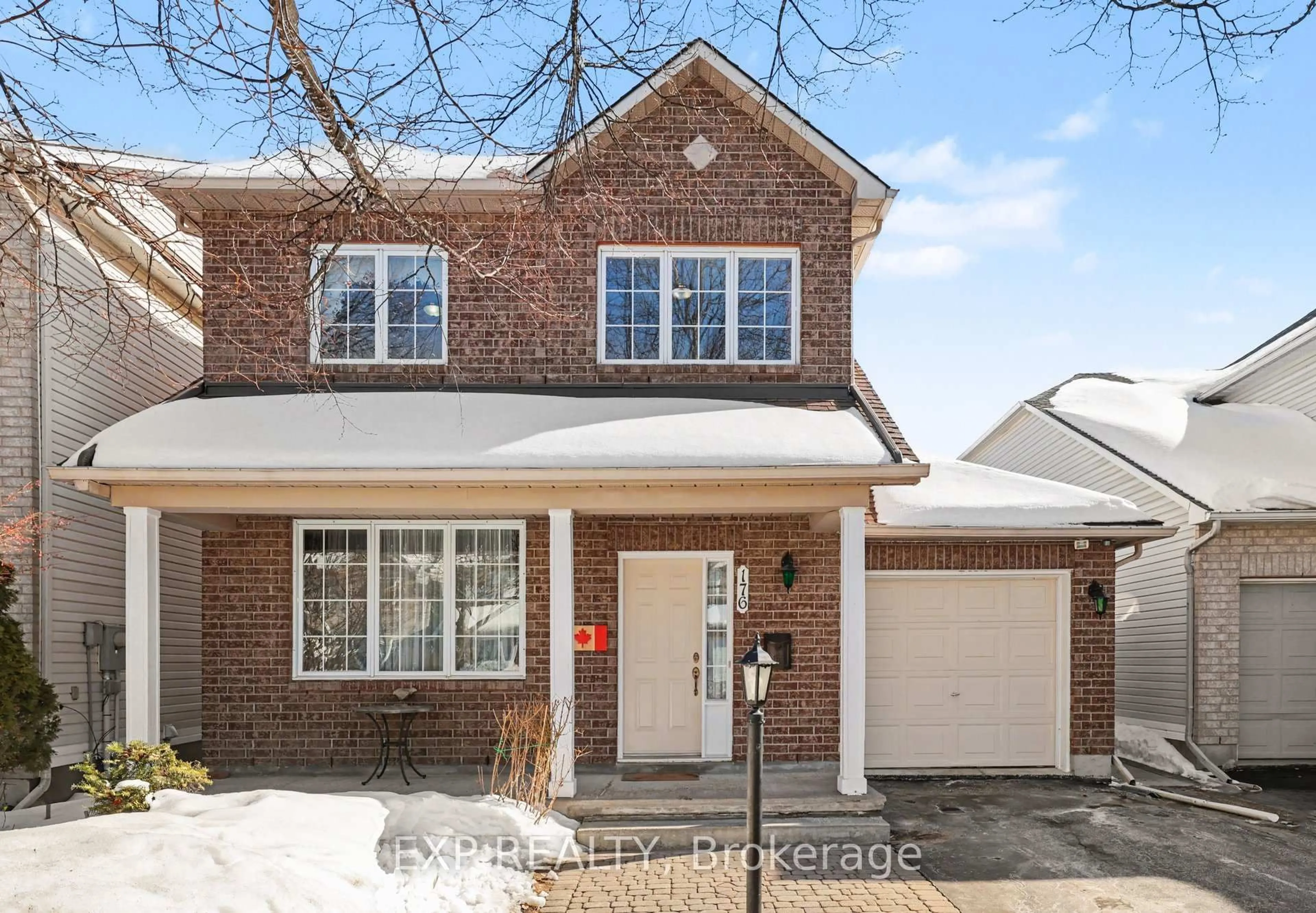 Home with brick exterior material, street for 176 Windhurst Dr, Ottawa Ontario K2G 6J4
