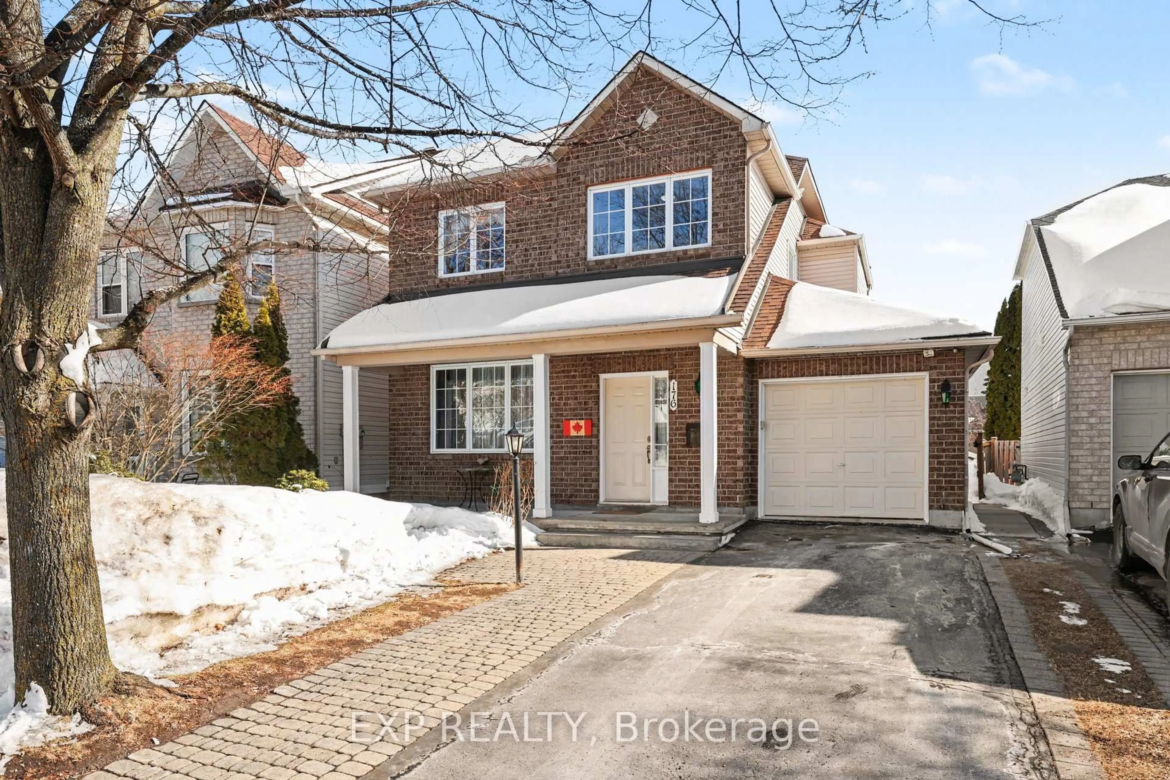 Home with brick exterior material, street for 176 Windhurst Dr, Ottawa Ontario K2G 6J4
