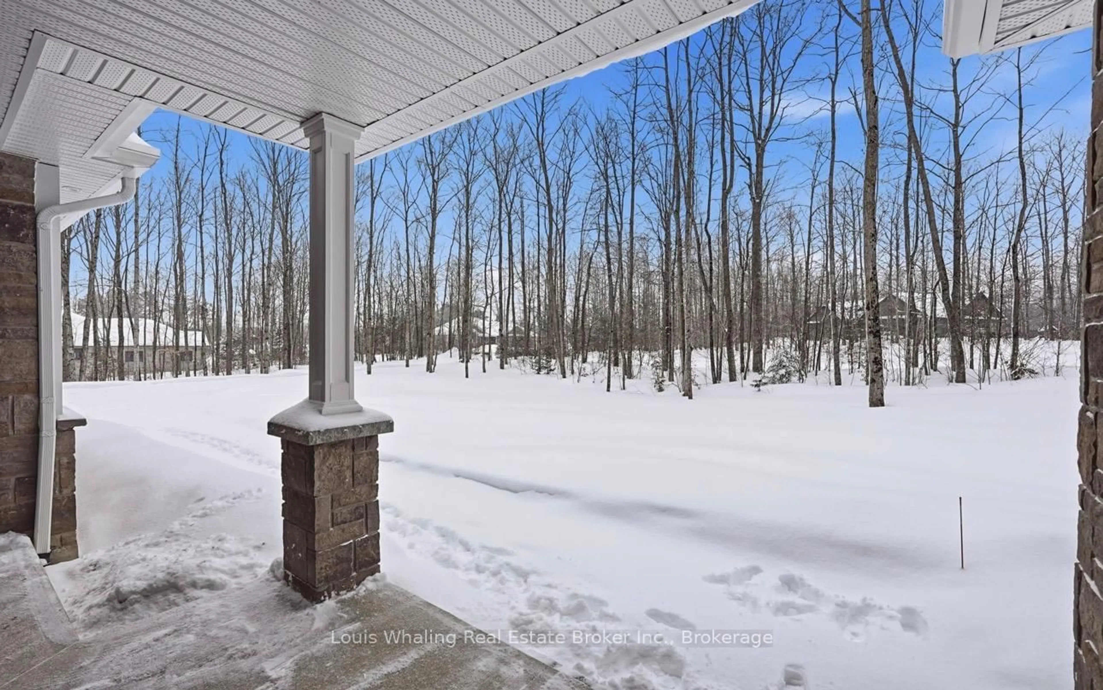 Patio, forest/trees view for 161 Boyd Lake Rd, West Grey Ontario N0G 1S0