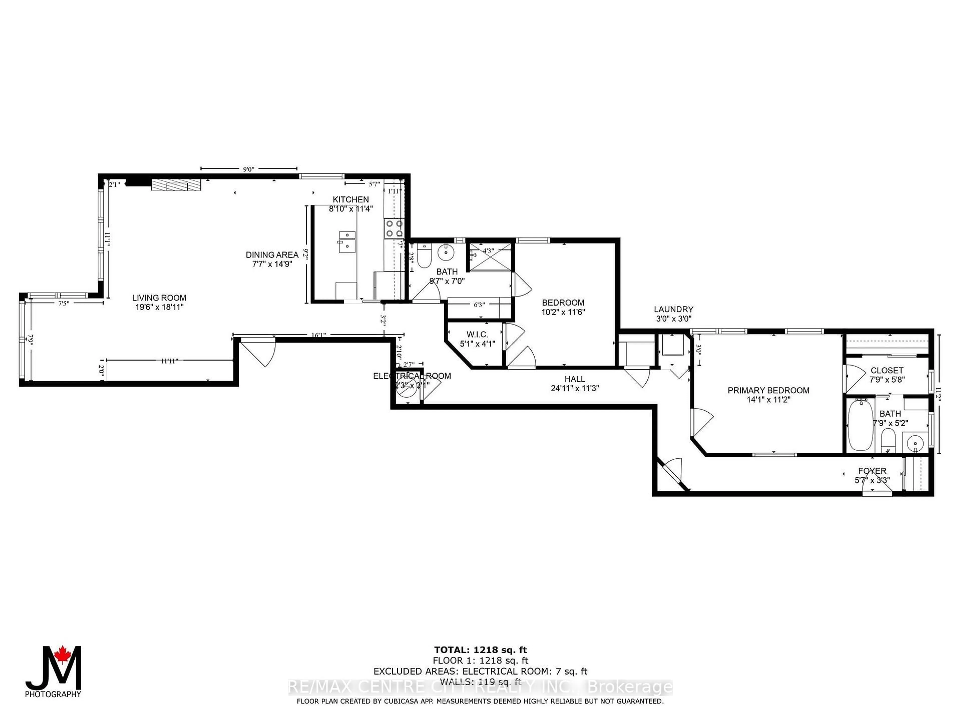 Floor plan for 280 Queens Ave #401, London East Ontario N6B 1X3