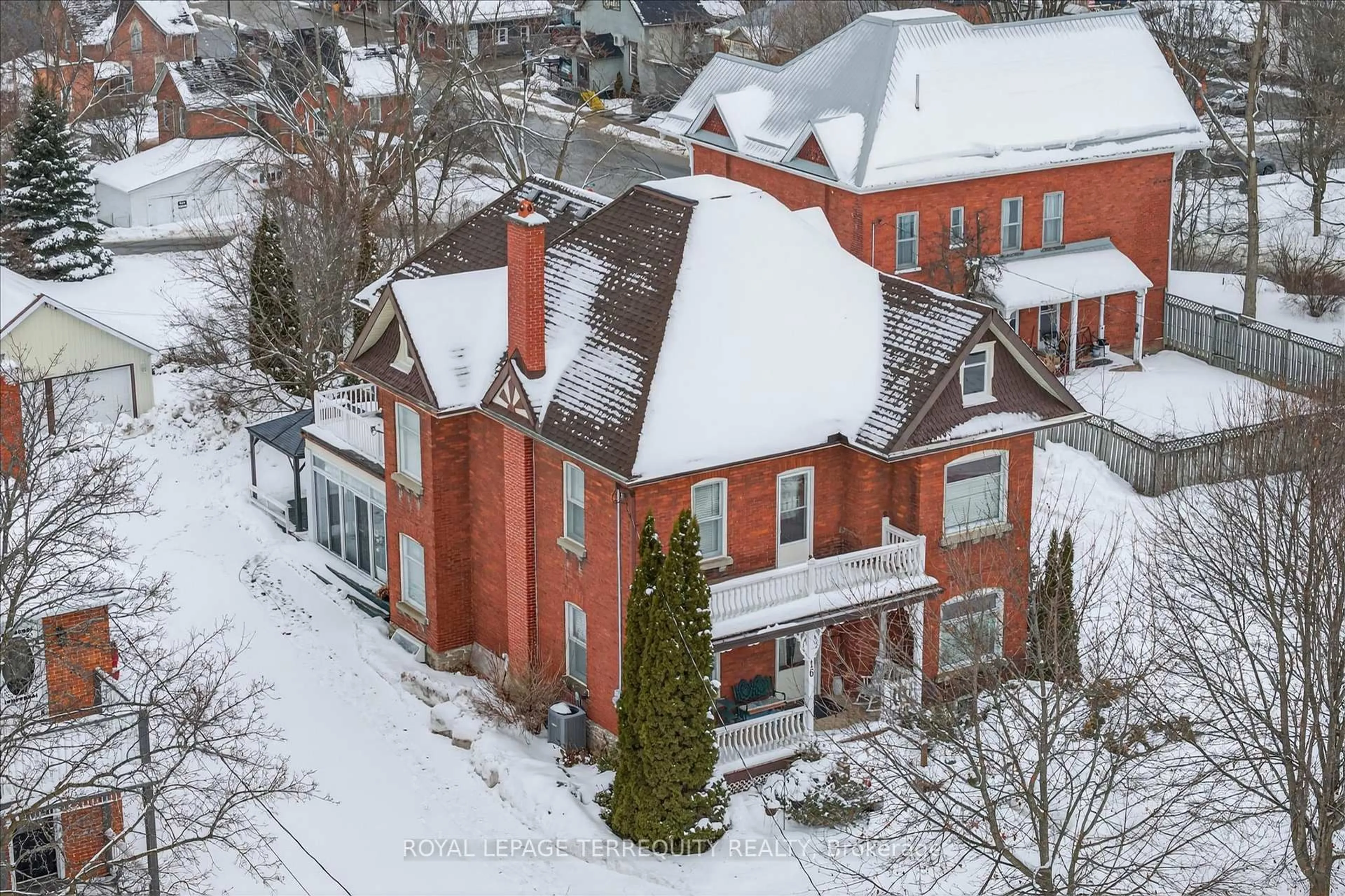 A pic from outside/outdoor area/front of a property/back of a property/a pic from drone, unknown for 16 Booth St, Trent Hills Ontario K0L 1L0