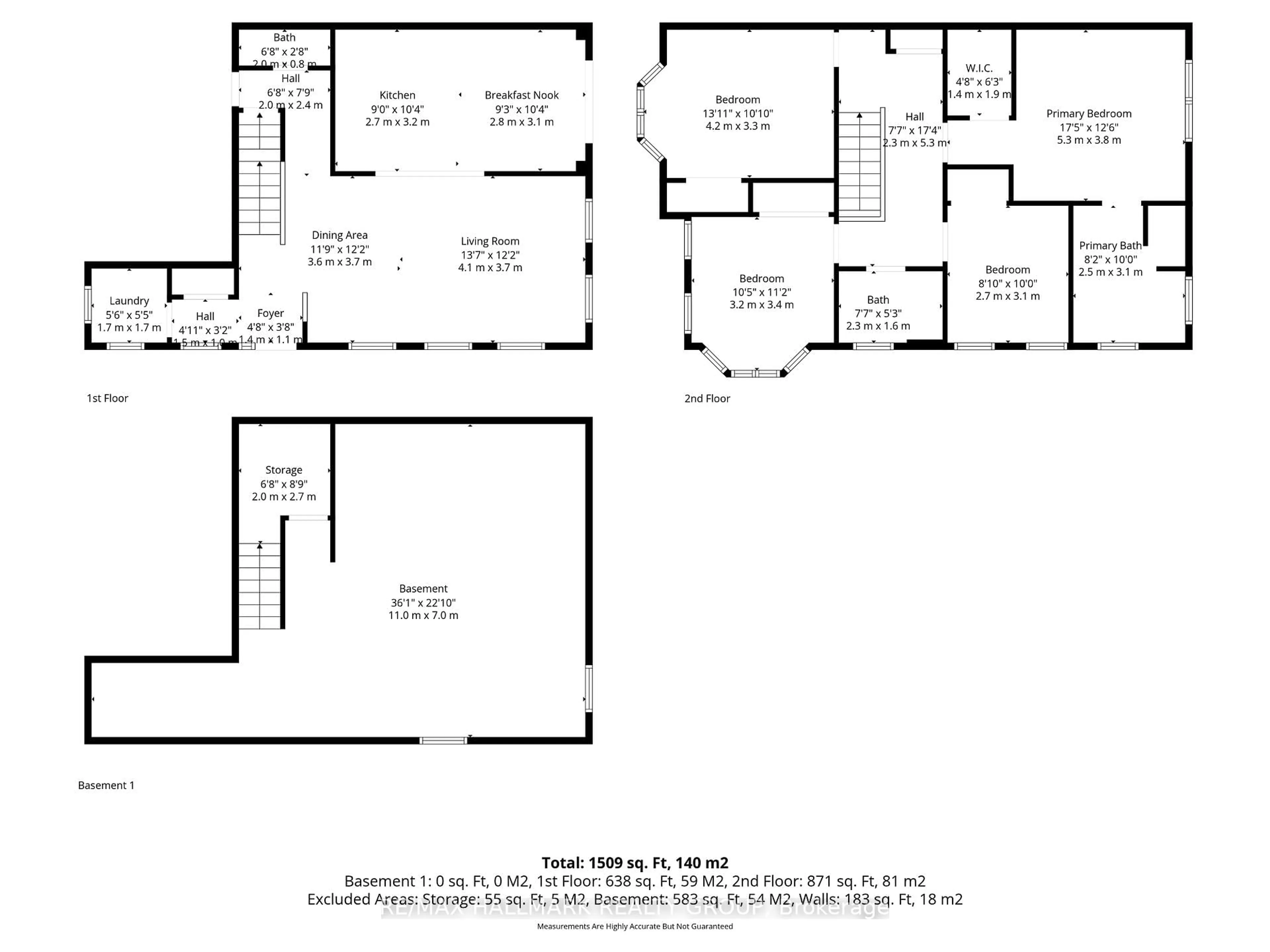 Floor plan for 403 Brigatine Ave, Ottawa Ontario K2S 0P7