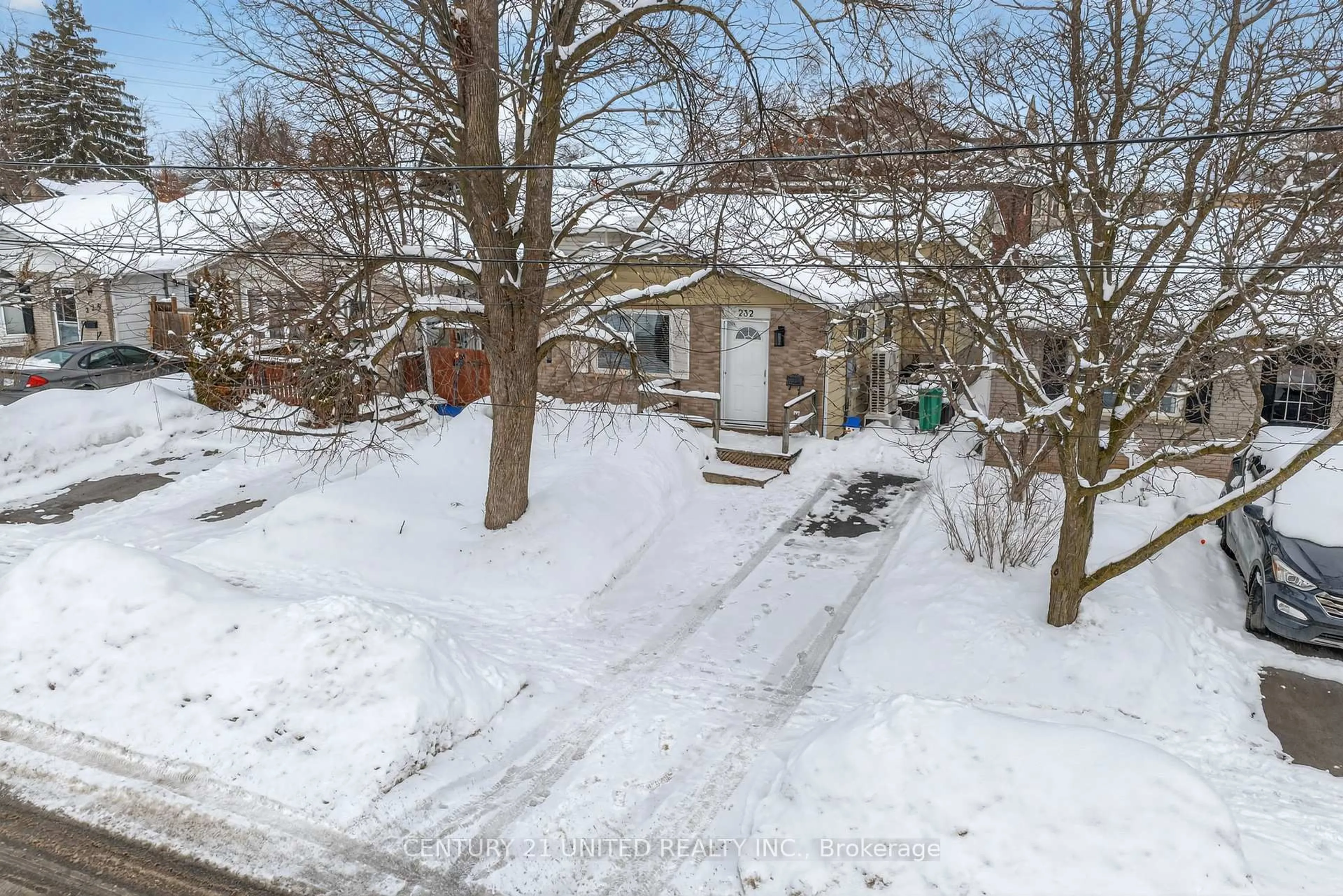 A pic from outside/outdoor area/front of a property/back of a property/a pic from drone, street for 232 Spencley's Lane, Peterborough Ontario K9H 1R9