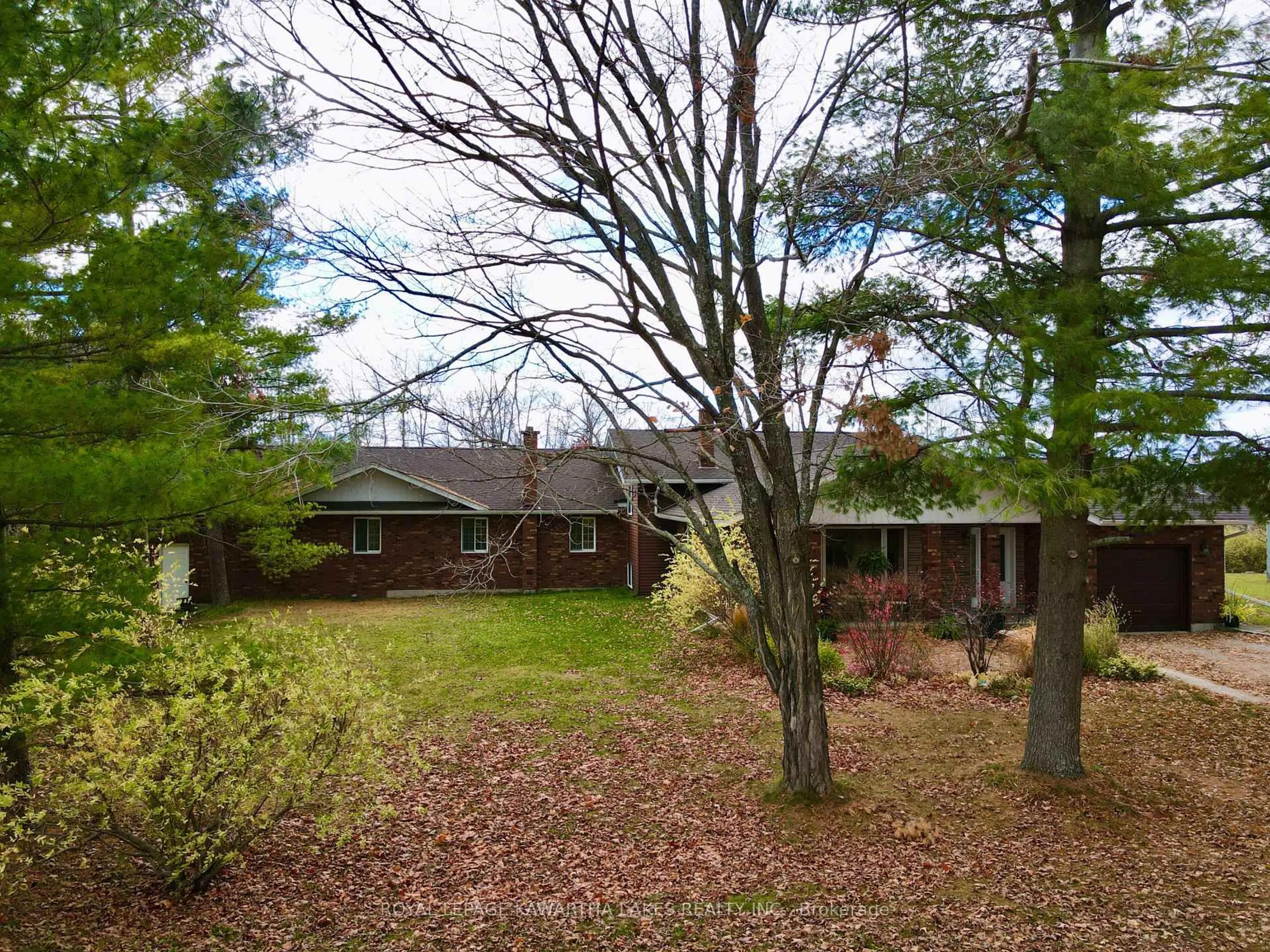 A pic from outside/outdoor area/front of a property/back of a property/a pic from drone, forest/trees view for 3315 Kirkfield Rd 6 Rd, Kawartha Lakes Ontario L0K 1W0