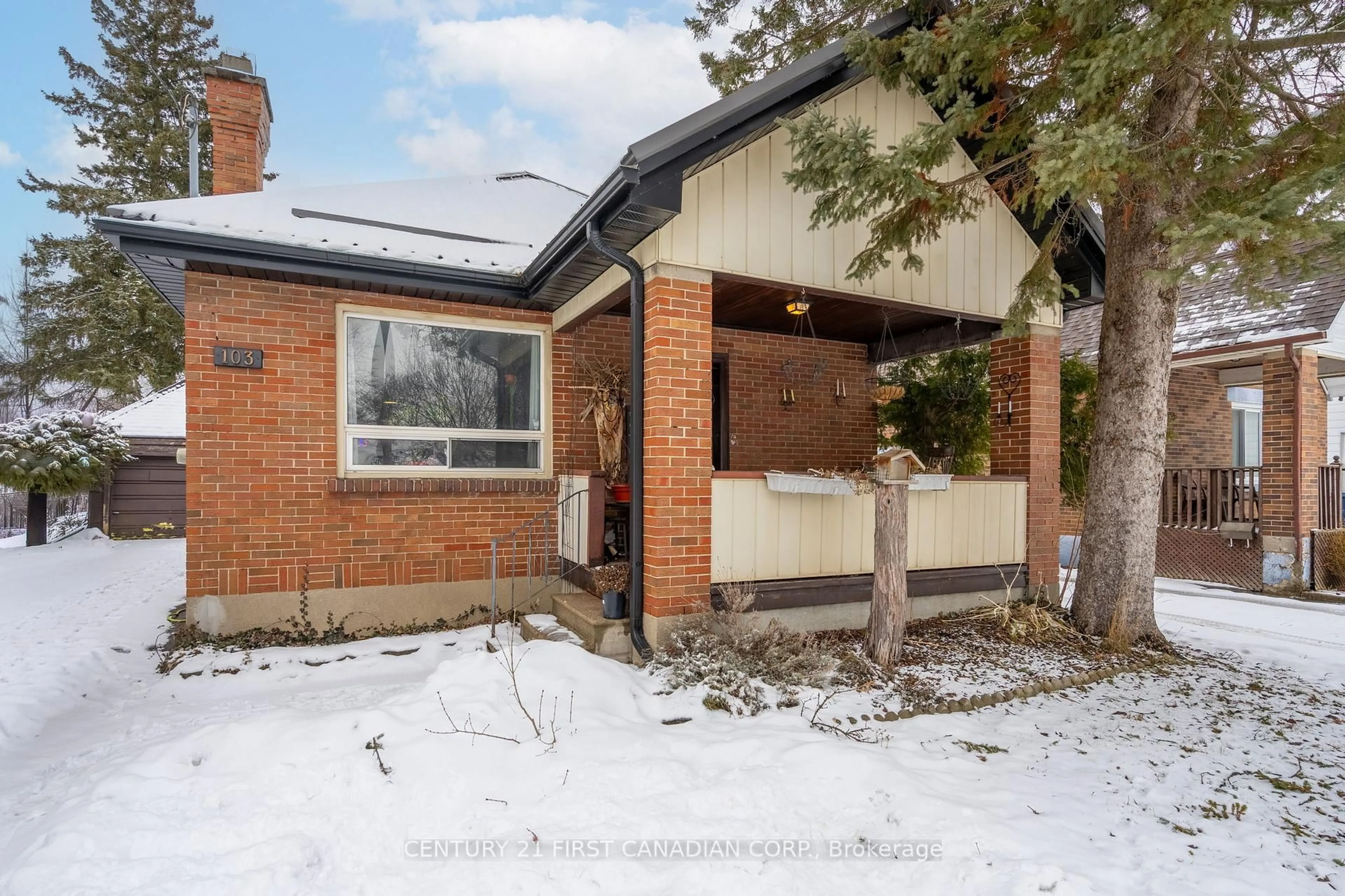 Home with brick exterior material, street for 103 Oak St, London East Ontario N5Z 2H7