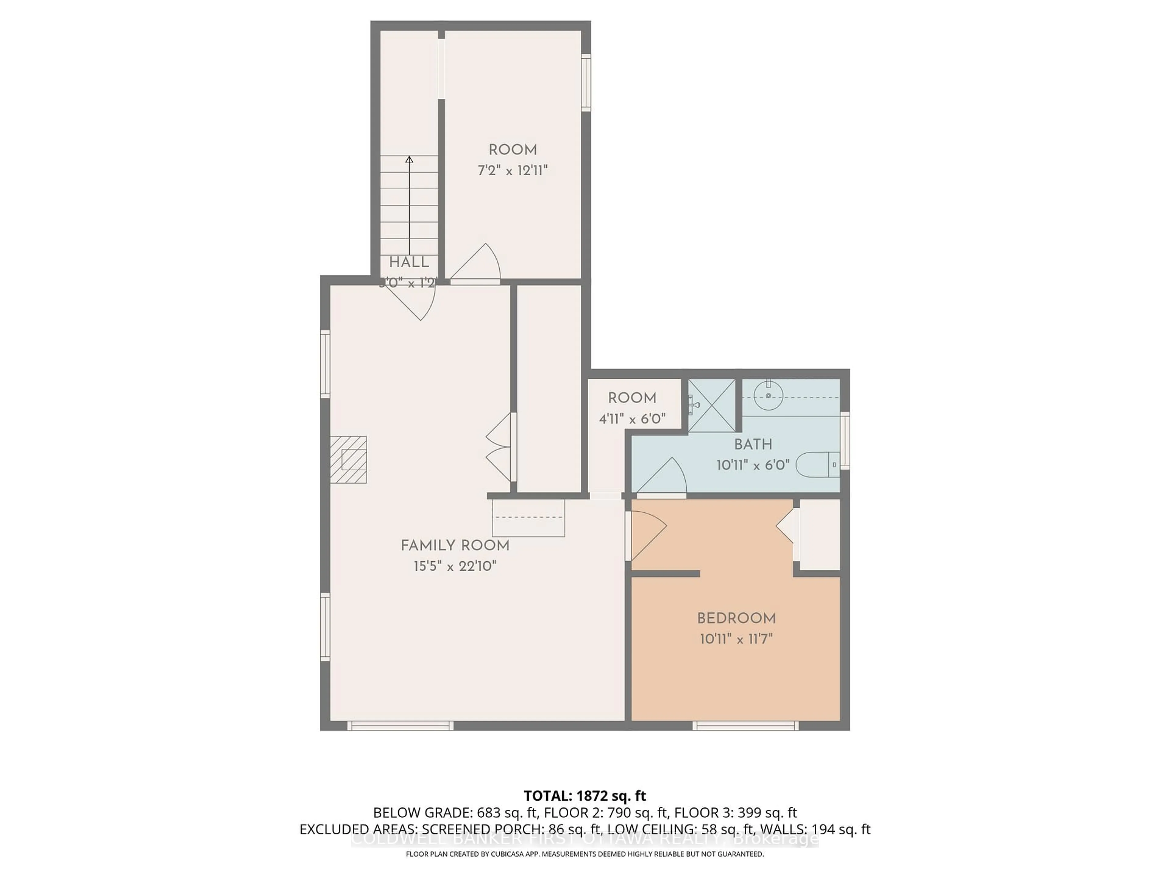 Floor plan for 604 Perth St, Pembroke Ontario K8A 6B8