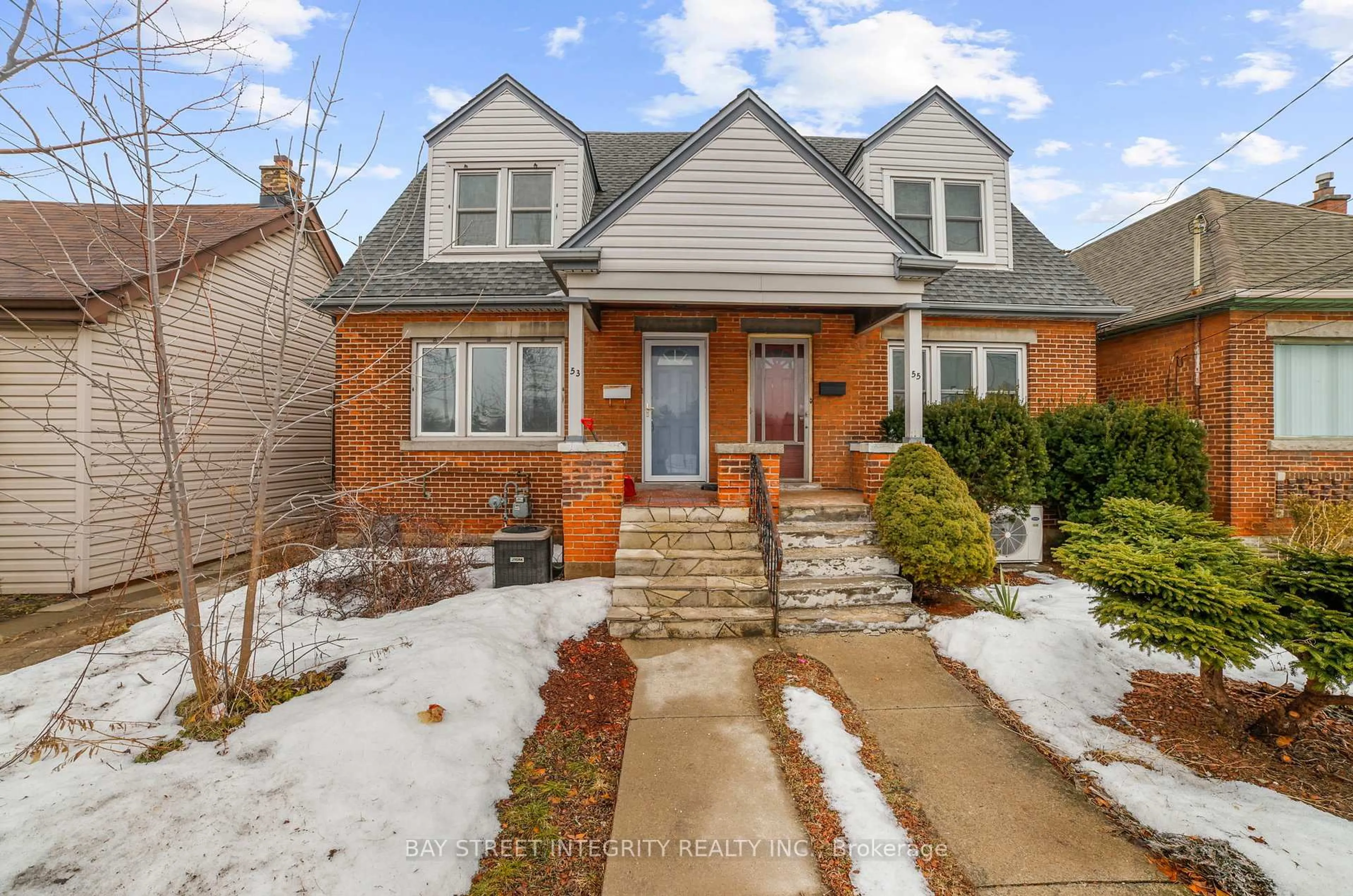 Home with brick exterior material, street for 53 Paradise Rd, Hamilton Ontario L8S 1S3