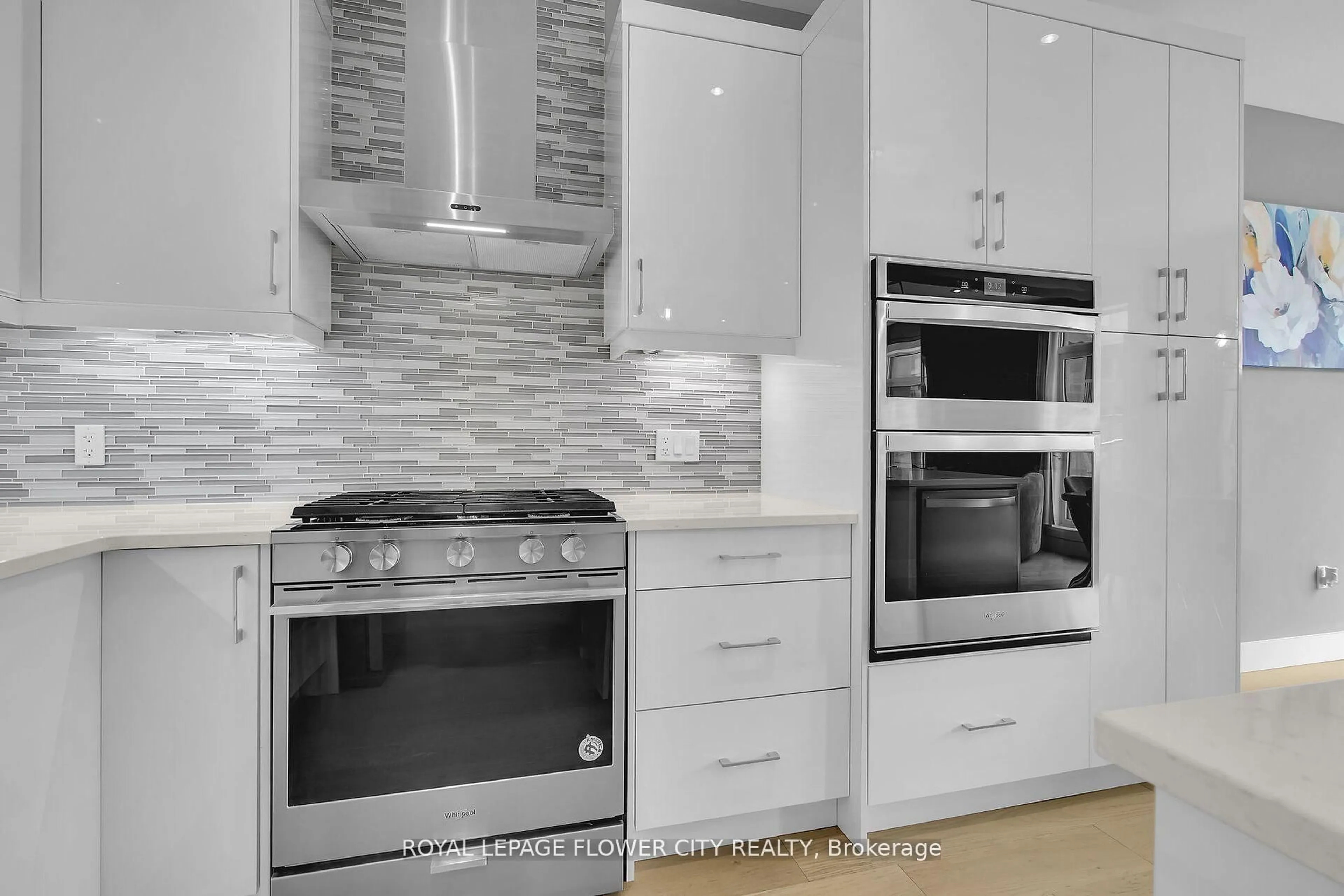 Contemporary kitchen, ceramic/tile floor for 2424 Black Rail Terr, London South Ontario N6K 0H3