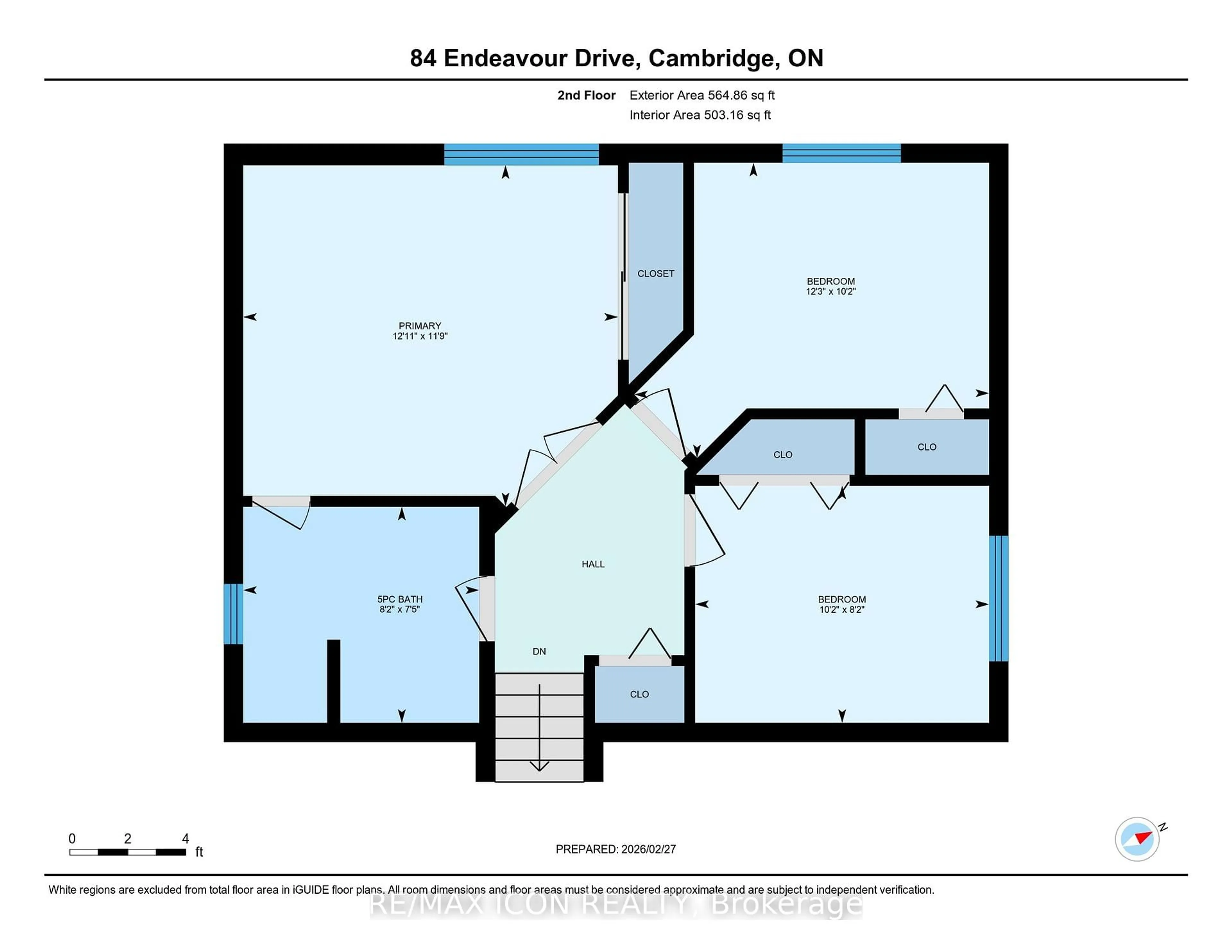 Floor plan for 84 Endeavour Dr, Cambridge Ontario N3C 4C2