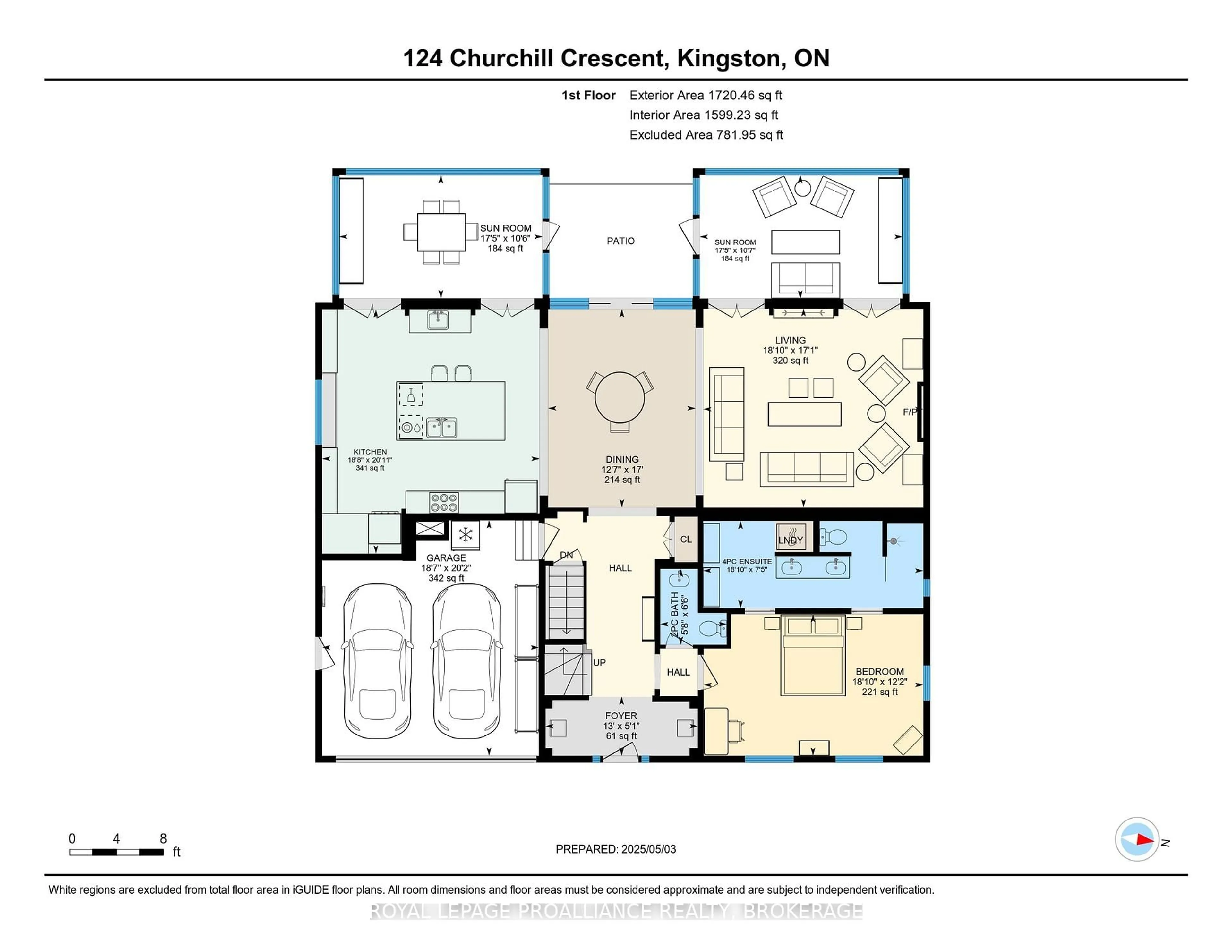 Floor plan for 124 Churchill Cres, Kingston Ontario K7L 4N2