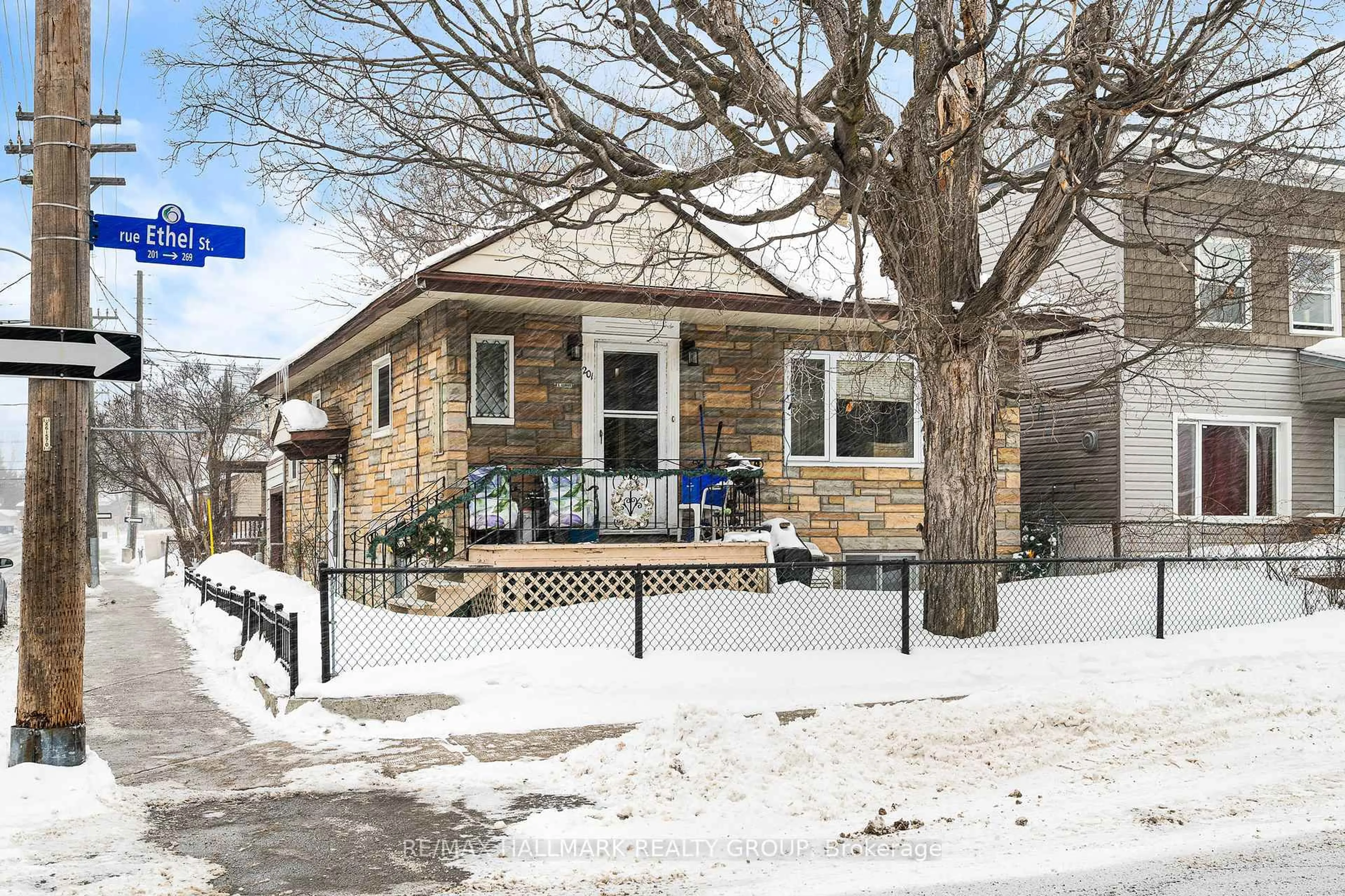 Home with brick exterior material, street for 201 Ethel St, Ottawa Ontario K1L 5X1