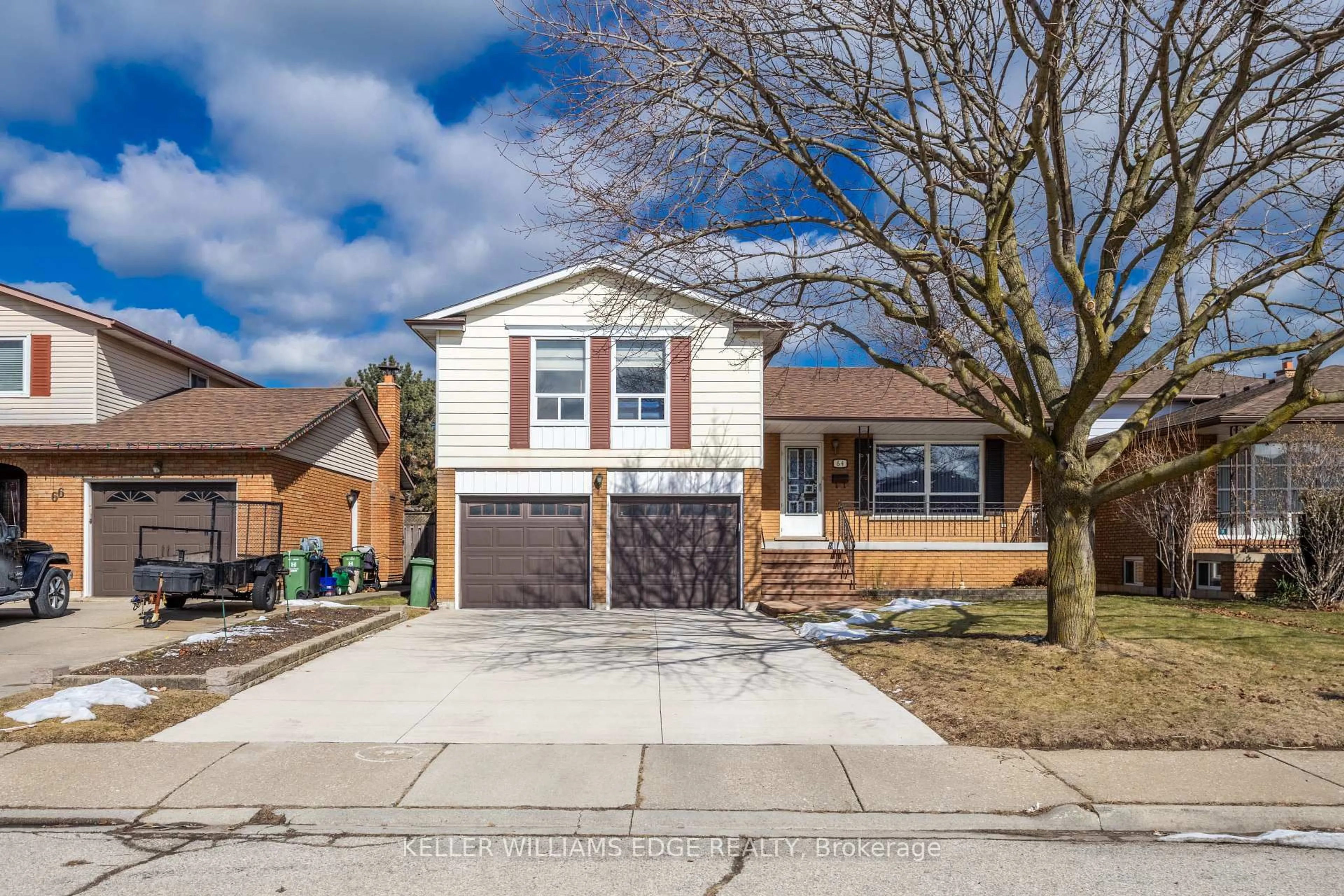 Home with vinyl exterior material, street for 64 Neil Ave, Hamilton Ontario L8G 2N2