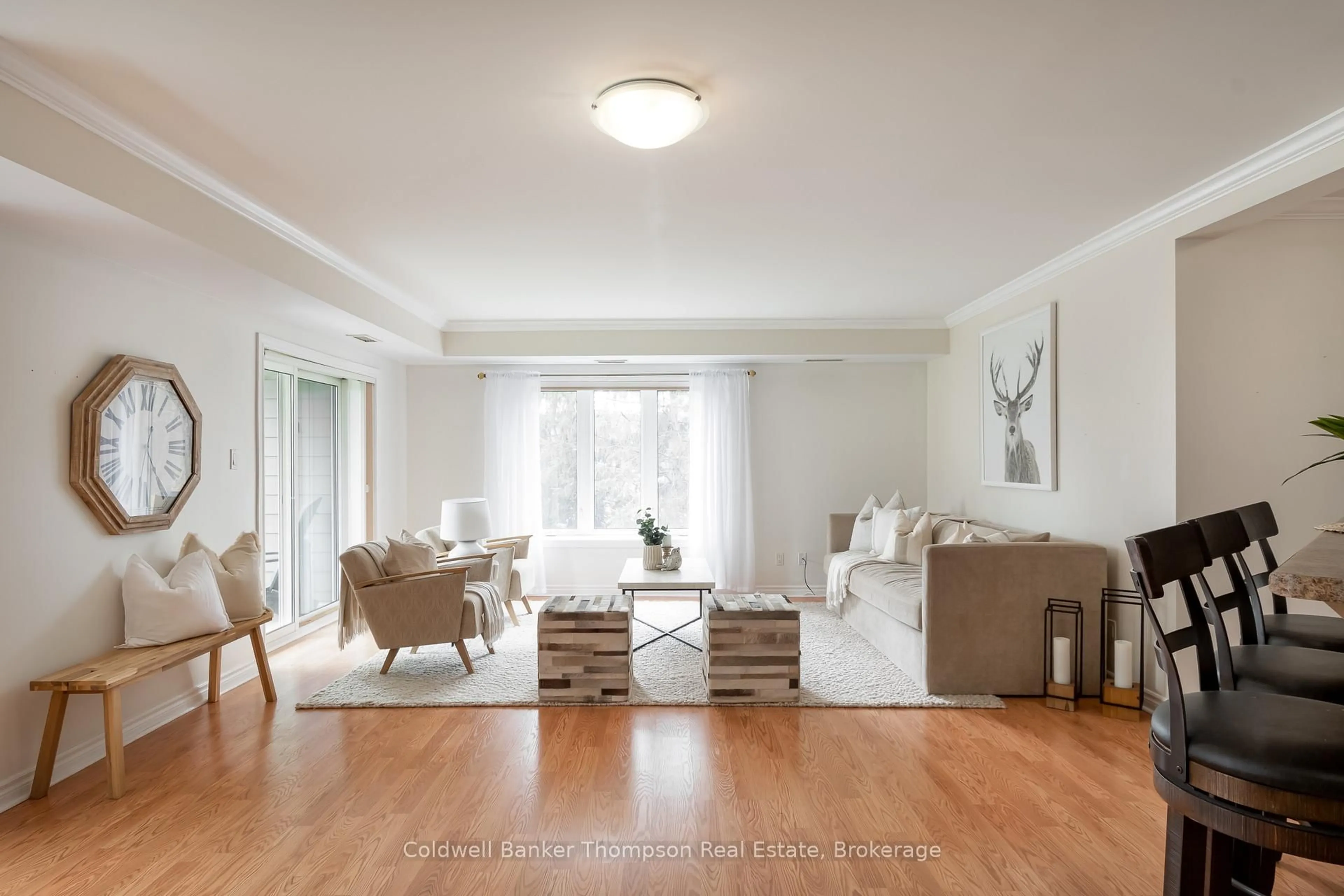 Living room with furniture, unknown for 24 Dairy Lane #101, Huntsville Ontario P1H 0A4