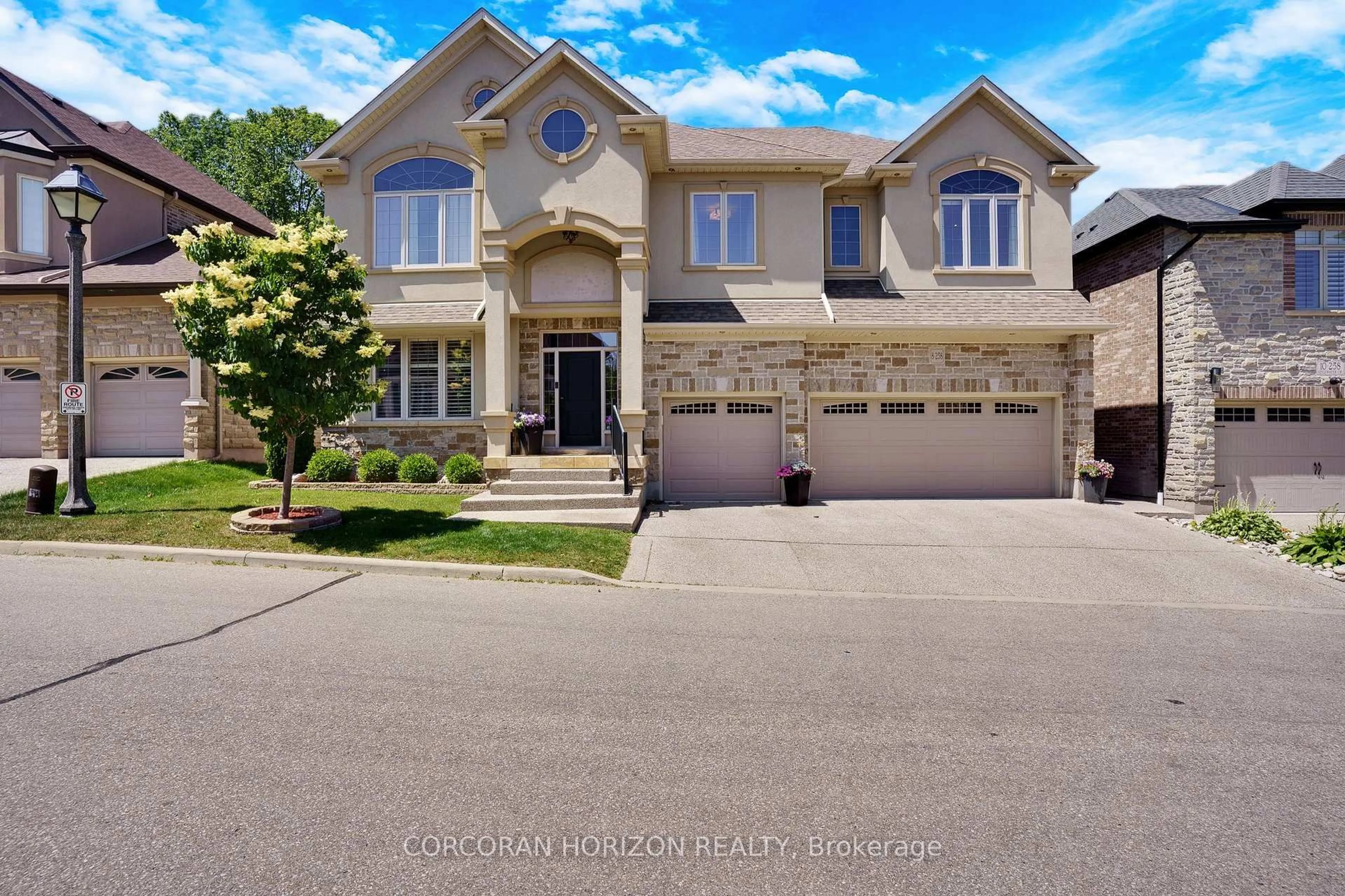 Home with brick exterior material, street for 258 Edgewater Cres #8, Kitchener Ontario N2A 4M2