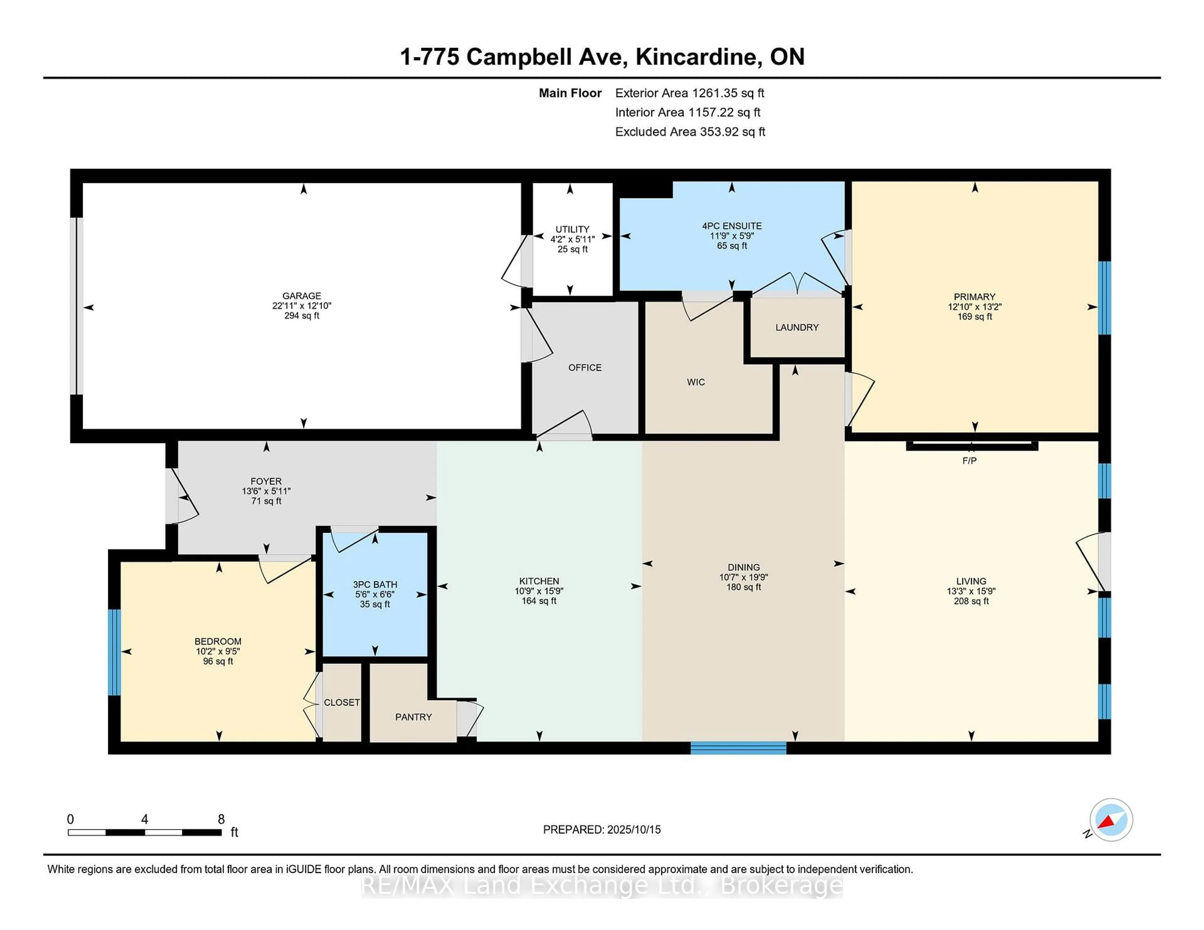 Floor plan for 775 Campbell Ave #1, Kincardine Ontario N2Z 0H2