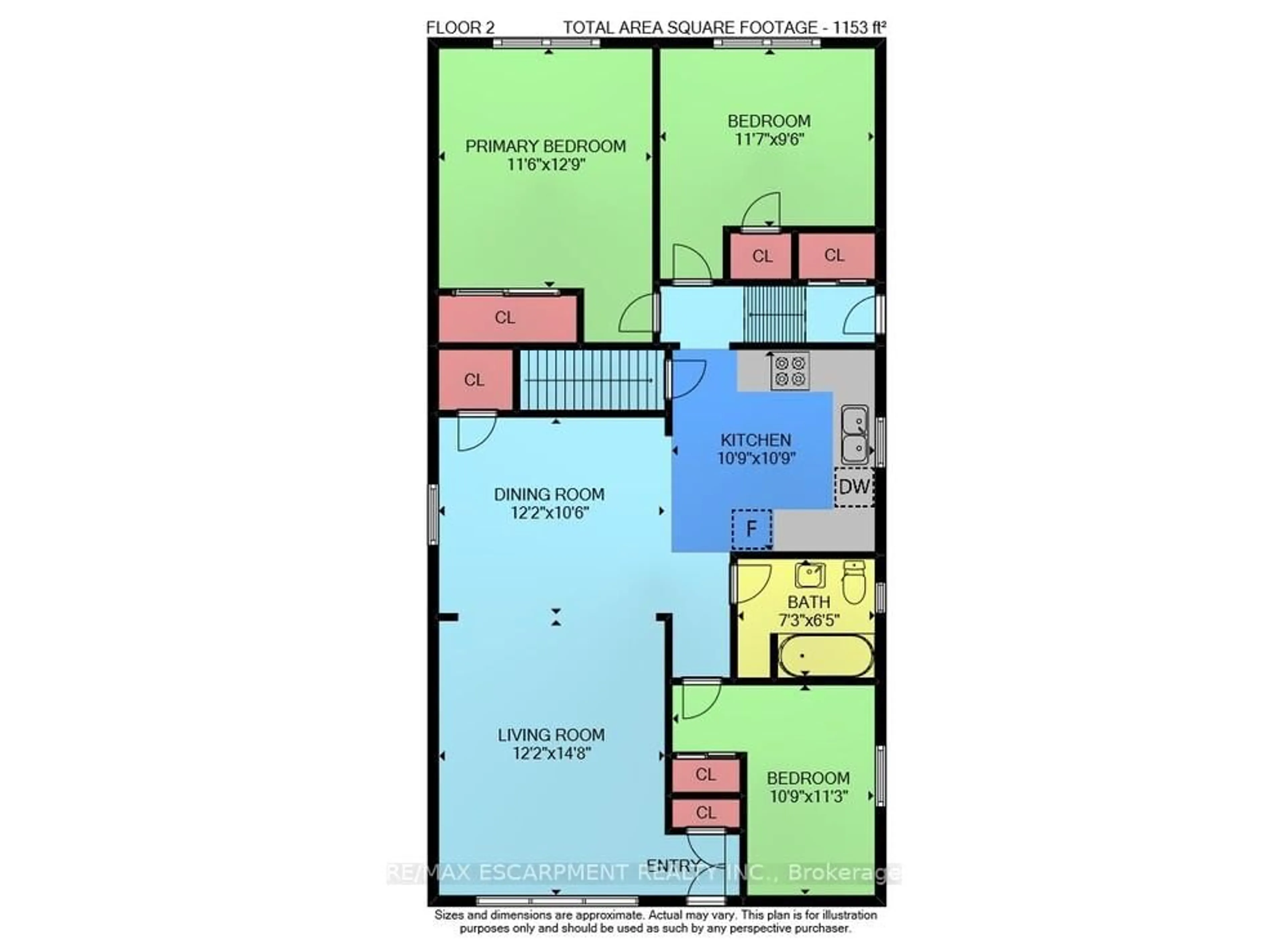 Floor plan for 290 East 43rd St, Hamilton Ontario L8T 3C7