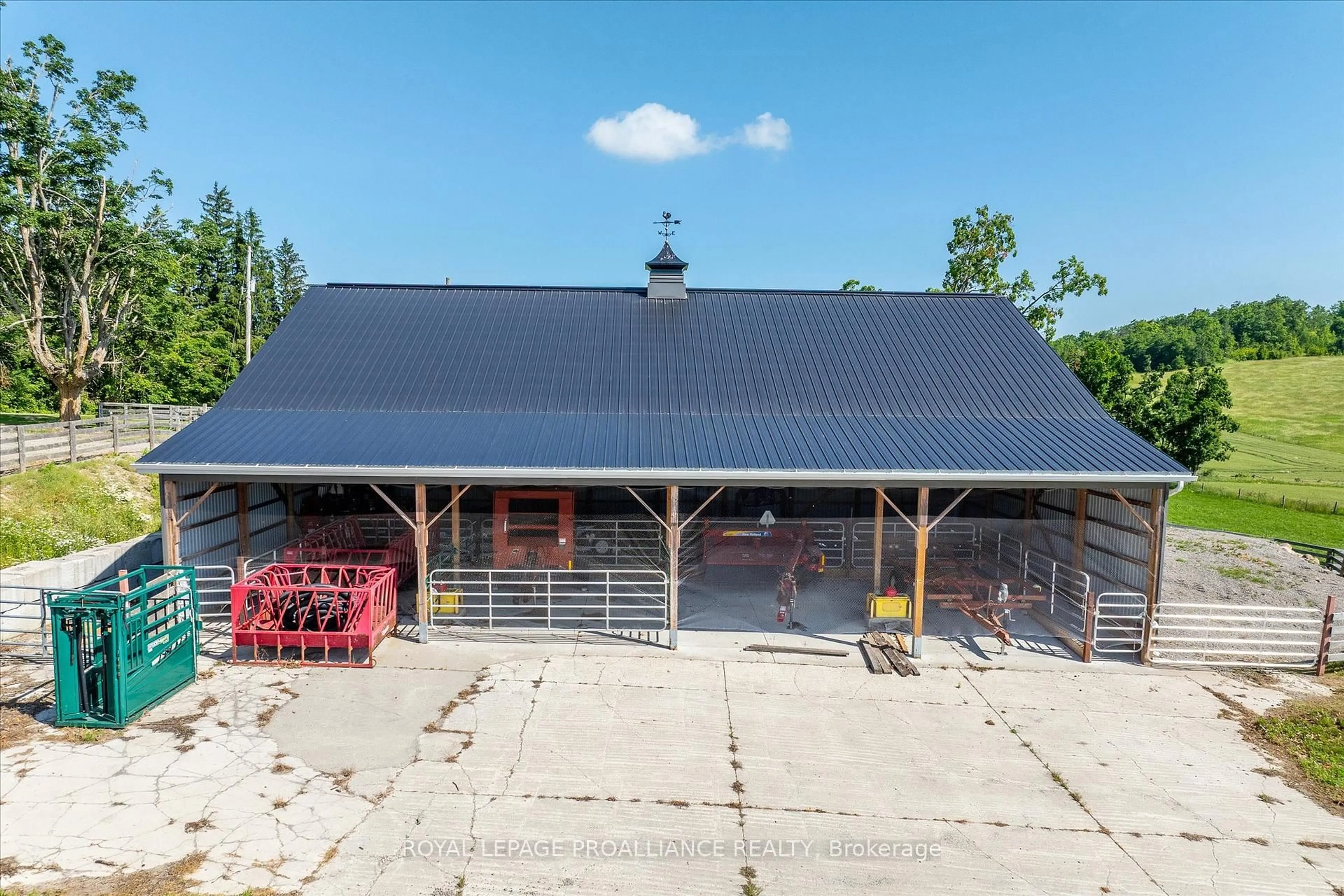 A pic from outside/outdoor area/front of a property/back of a property/a pic from drone, building for 831 Bland Line, Cavan Monaghan Ontario L0A 1C0