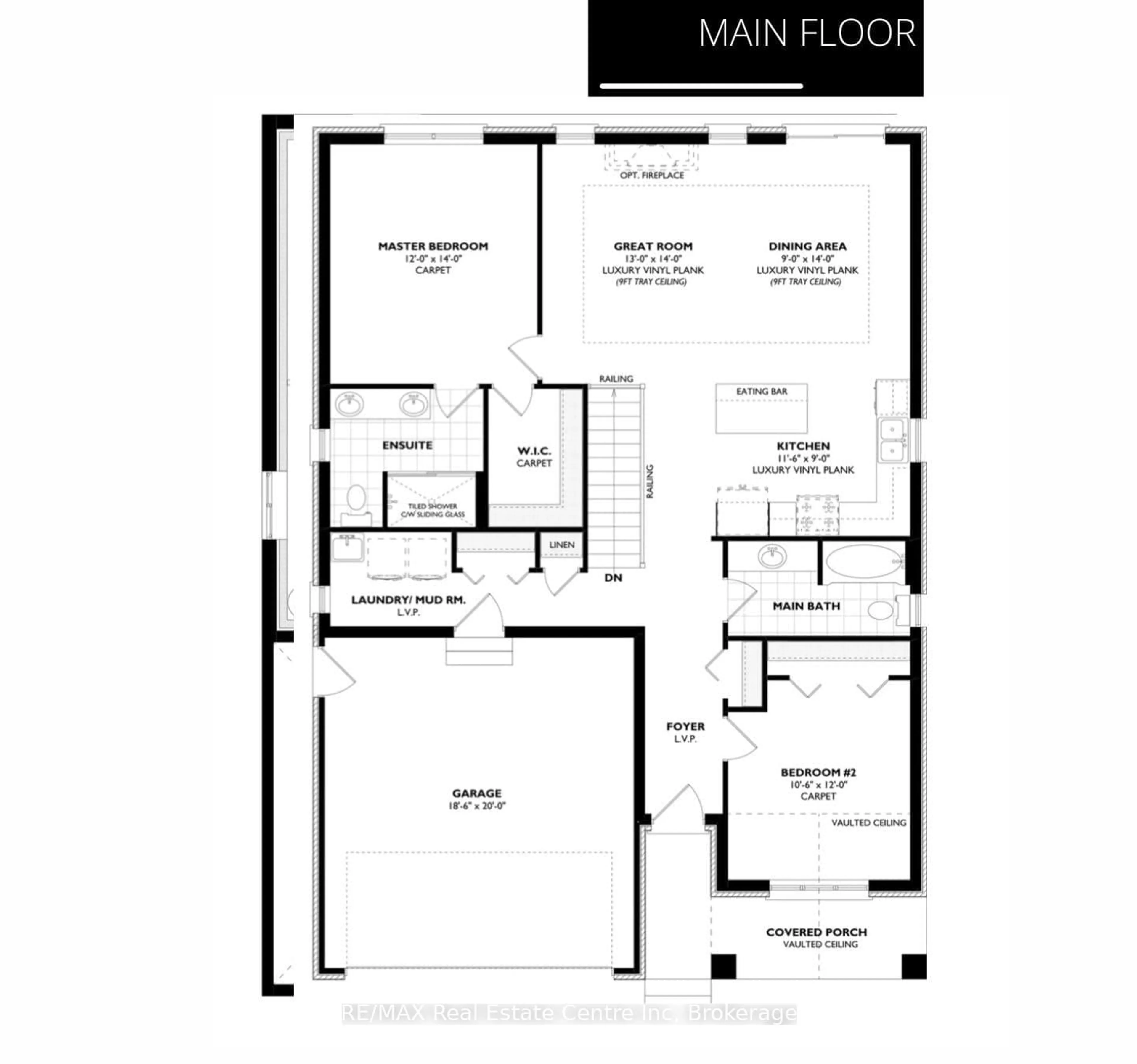 Floor plan for 194 Bridge Cres, Minto Ontario N0G 2P0