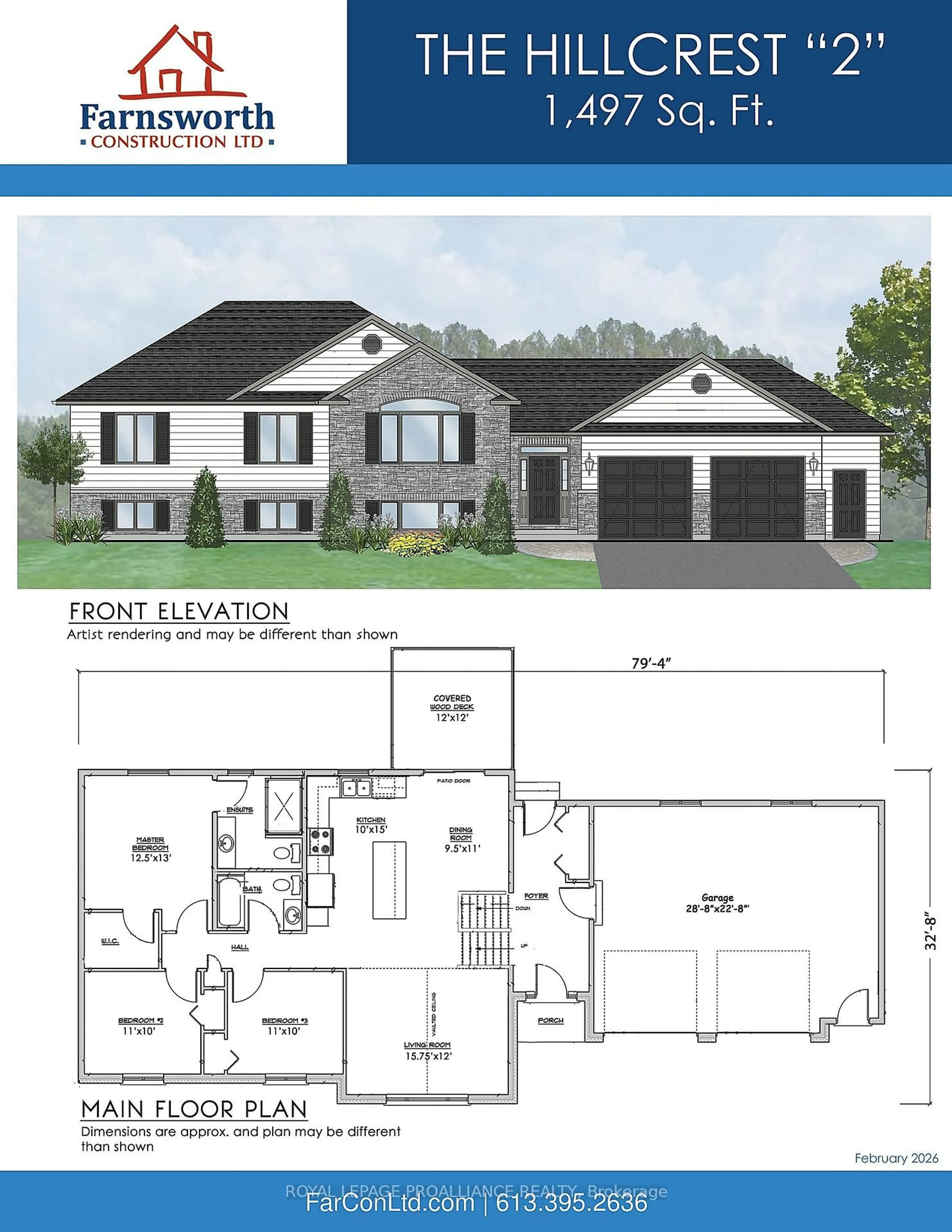 Floor plan for 1433 Springbrook Rd, Stirling-Rawdon Ontario K0K 3C0