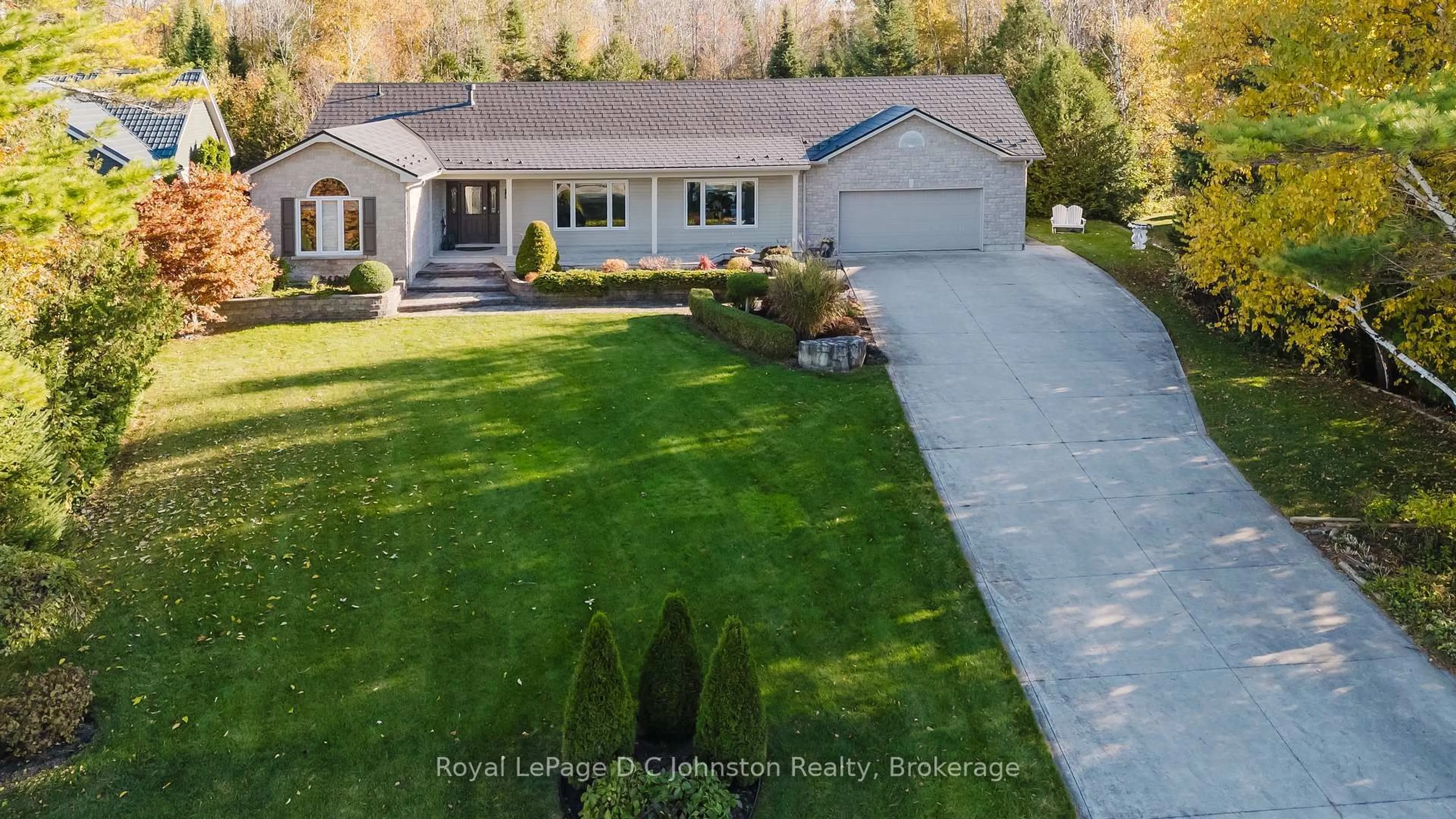 A pic from outside/outdoor area/front of a property/back of a property/a pic from drone, street for 60 Miramichi Bay Rd, Saugeen Shores Ontario N0H 2C6