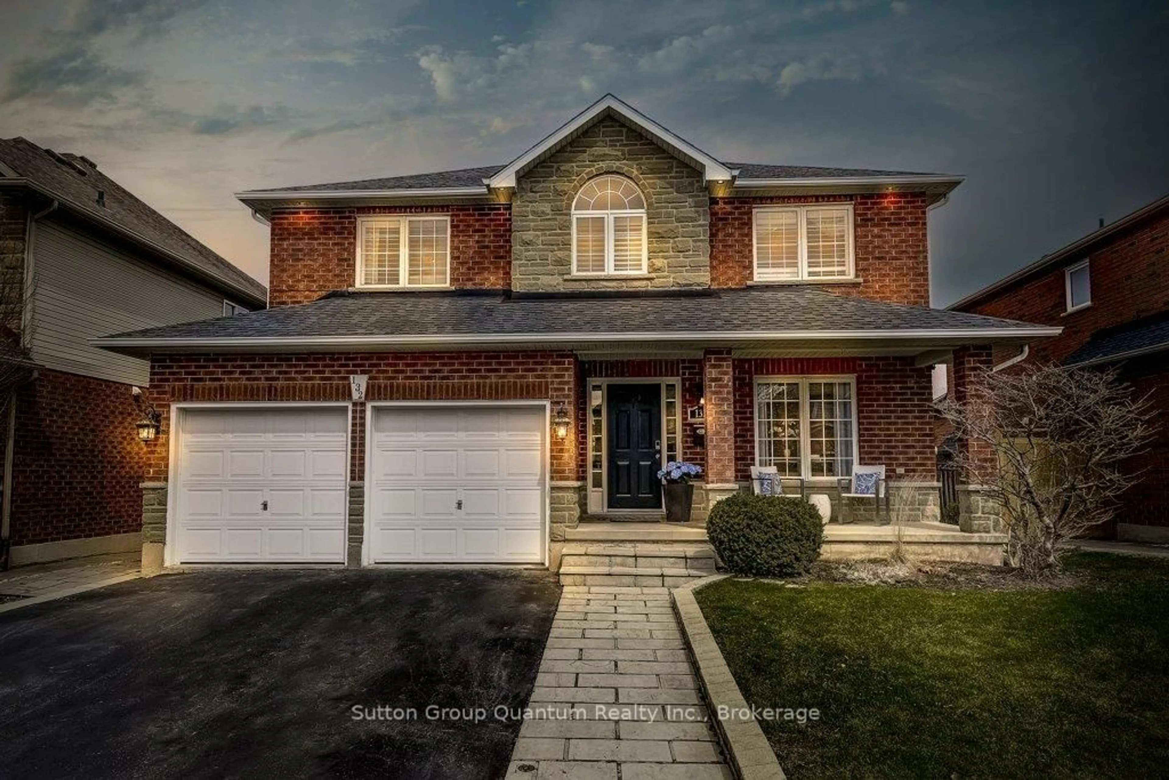 Home with brick exterior material, street for 132 Eringate Dr, Hamilton Ontario L8J 3Y8