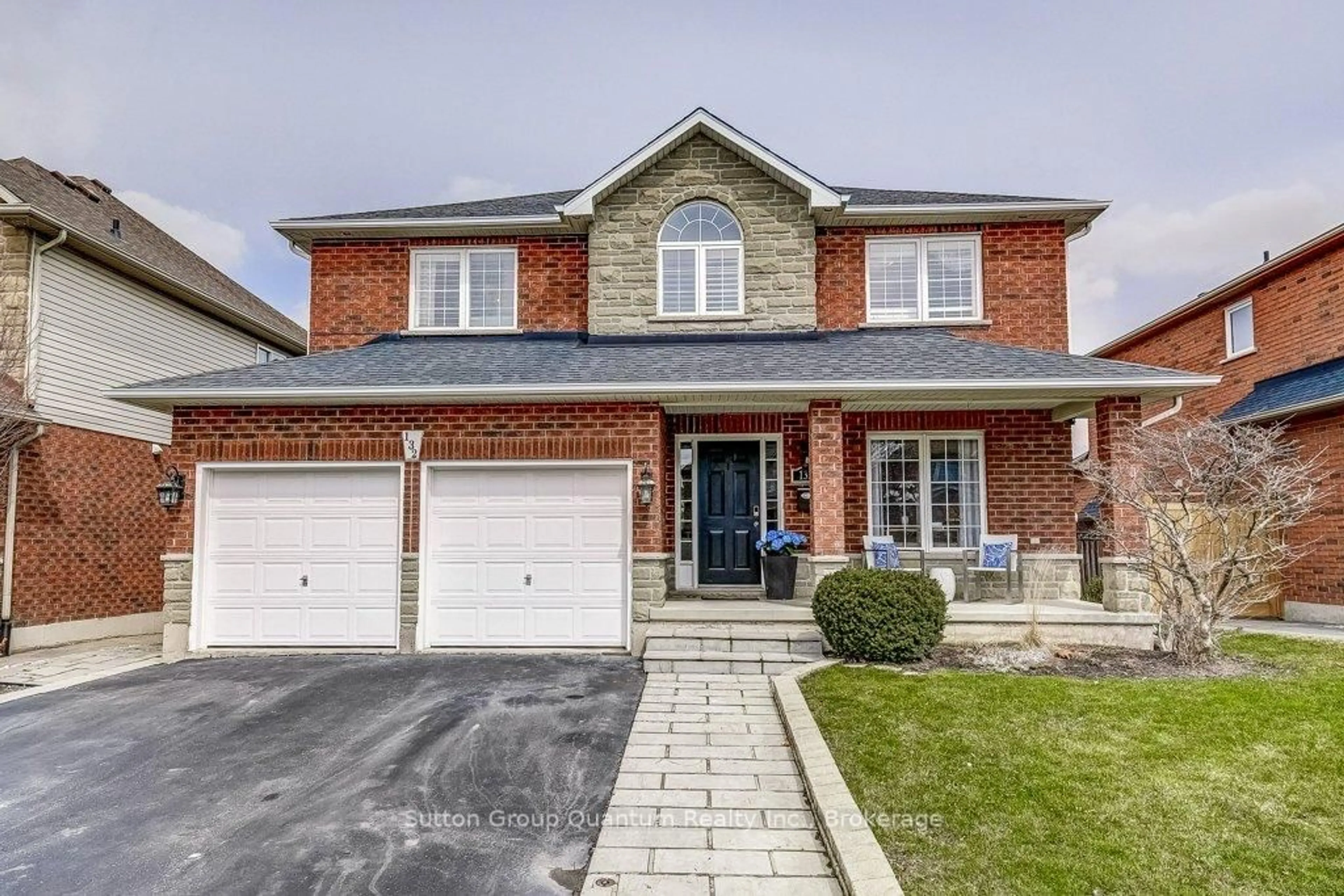 Home with brick exterior material, street for 132 Eringate Dr, Hamilton Ontario L8J 3Y8
