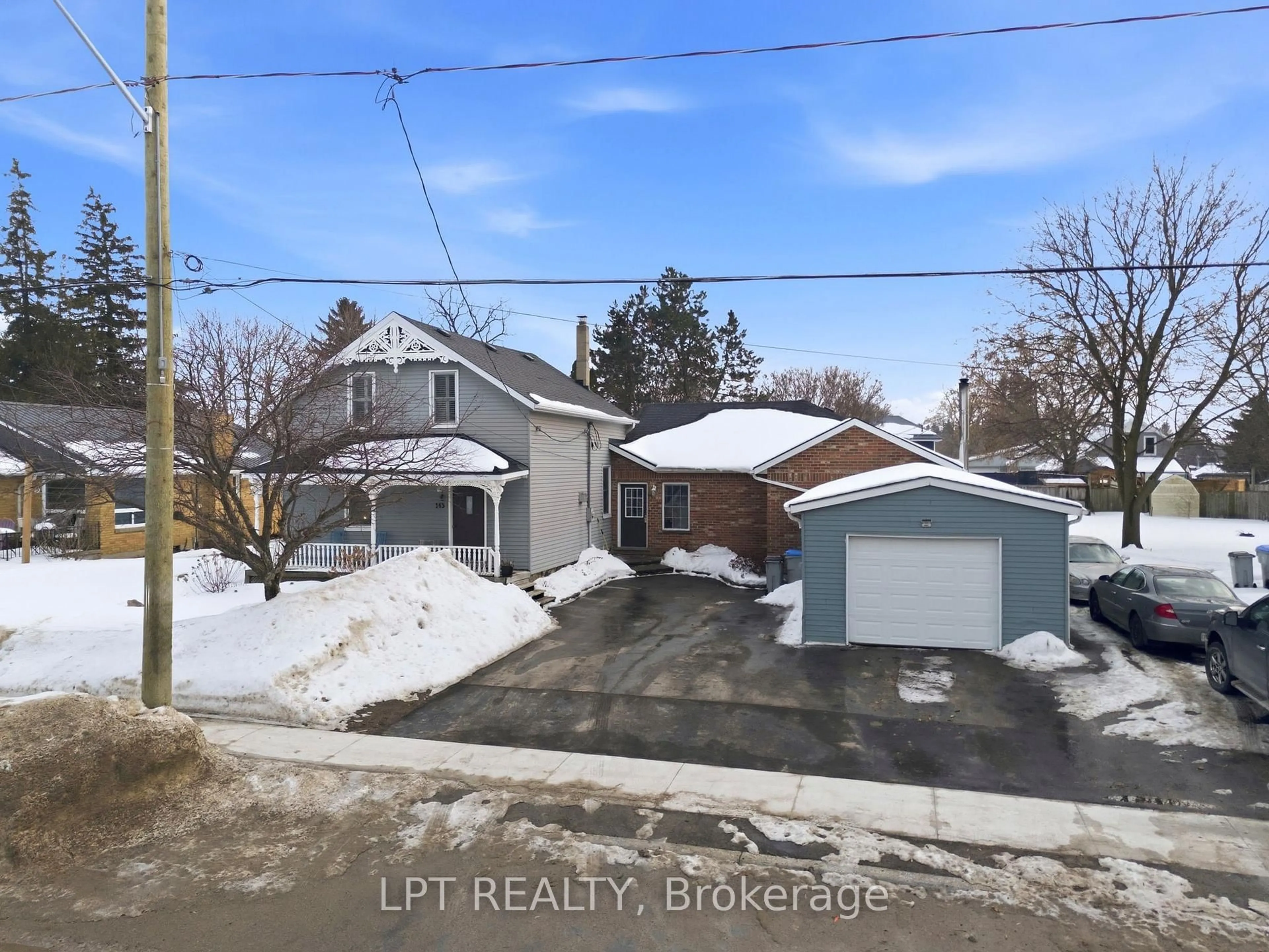 A pic from outside/outdoor area/front of a property/back of a property/a pic from drone, street for 143 Main St, South Huron Ontario N0M 1N0