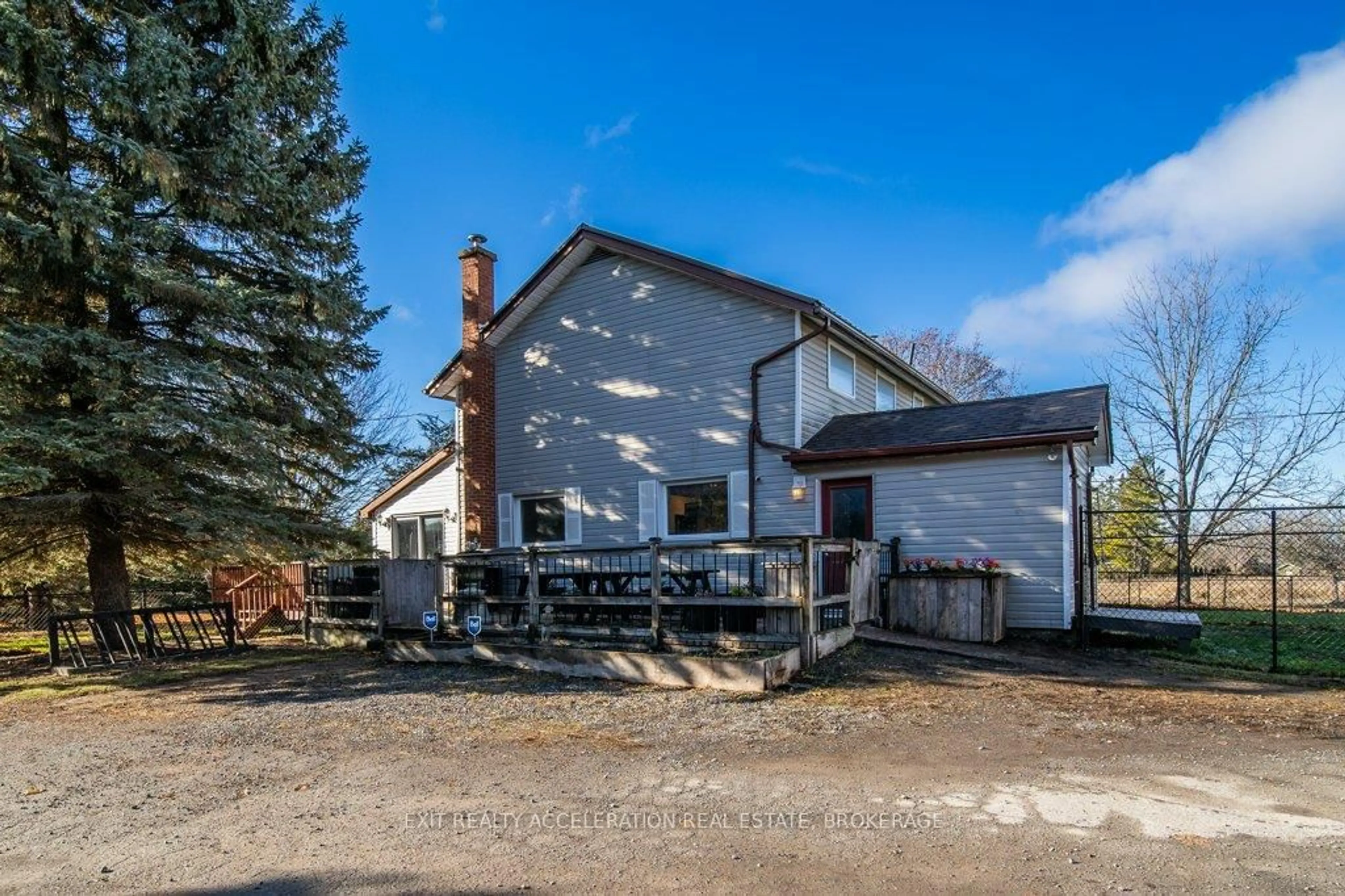 A pic from outside/outdoor area/front of a property/back of a property/a pic from drone, building for 8061 County Rd 2, Greater Napanee Ontario K0K 2W0