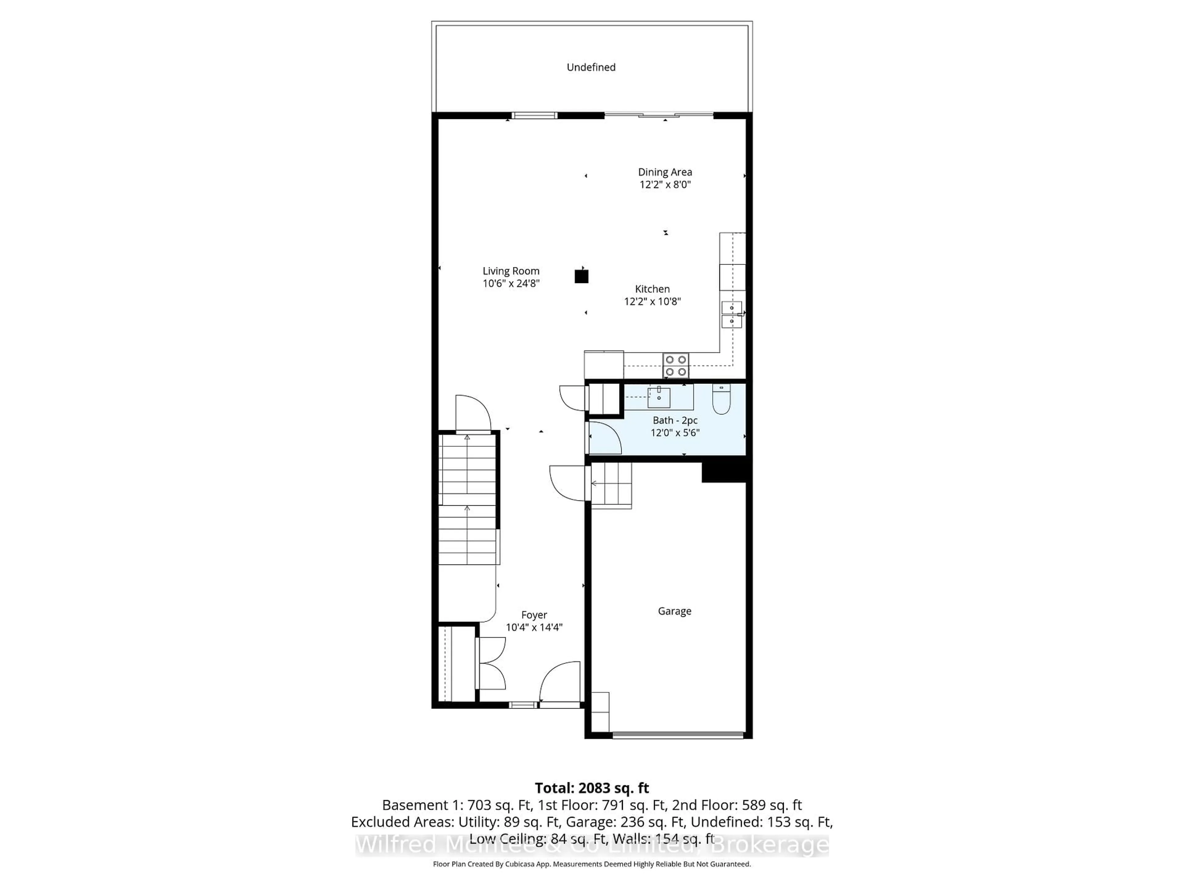 Floor plan for 225 SAUGEEN St, Saugeen Shores Ontario N0H 2L0