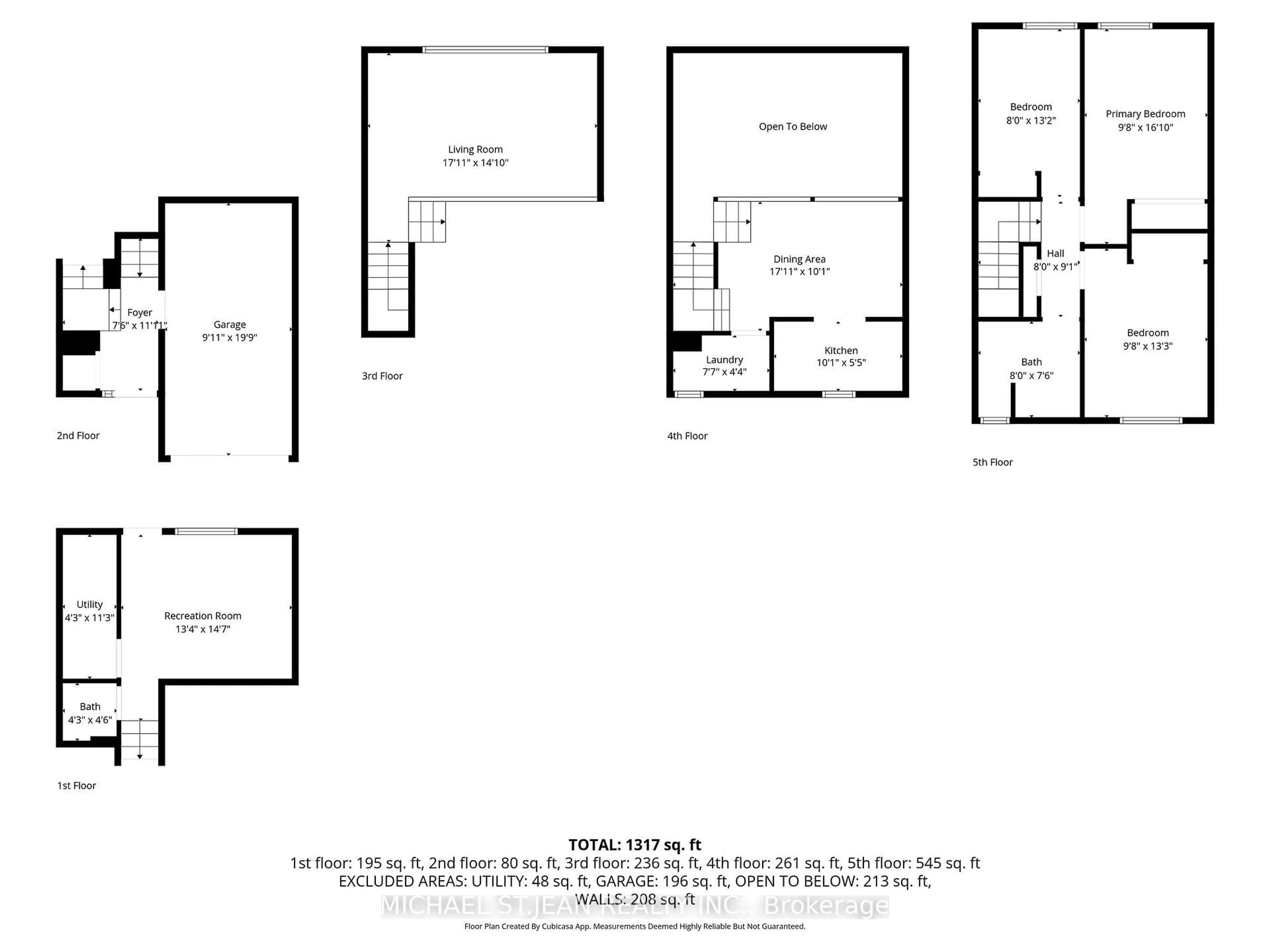 Floor plan for 23 Watsons Lane #43, Hamilton Ontario L9H 5G9