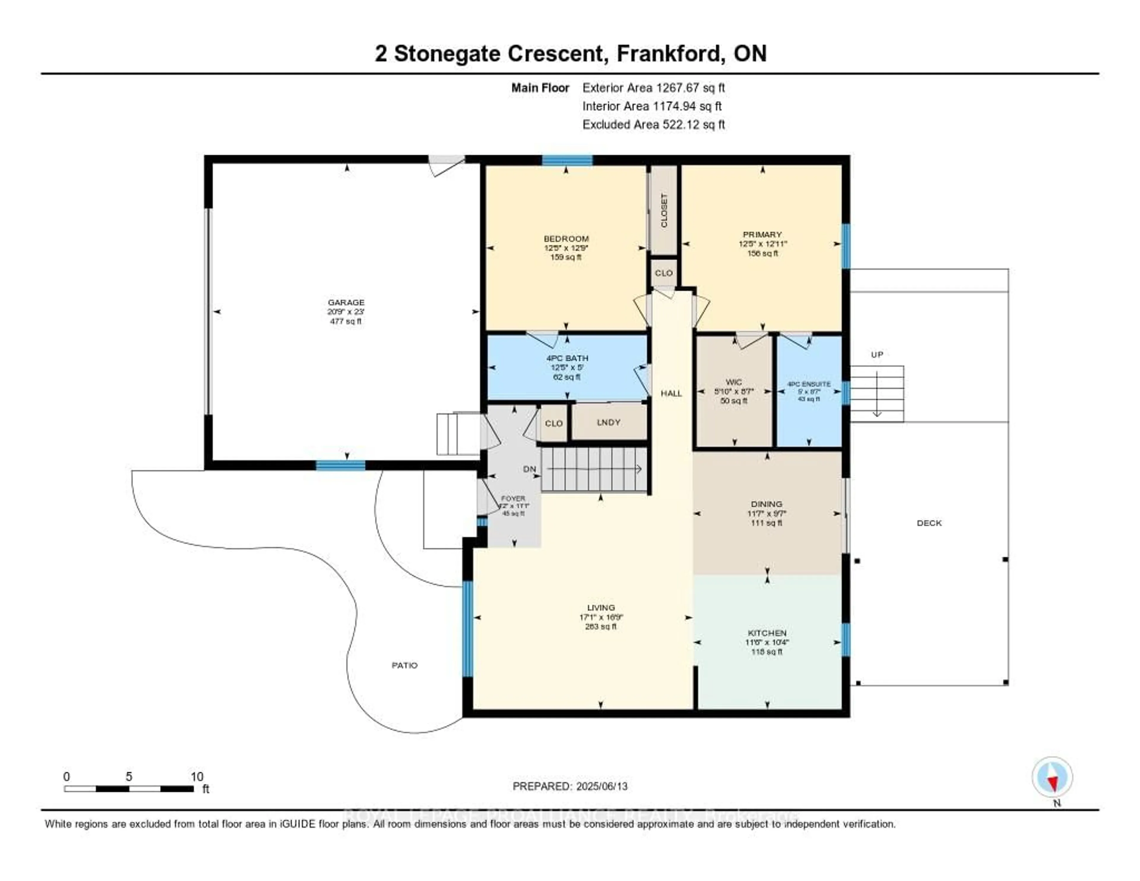 Floor plan for 2 Stonegate Cres, Hastings Ontario K0K 2C0