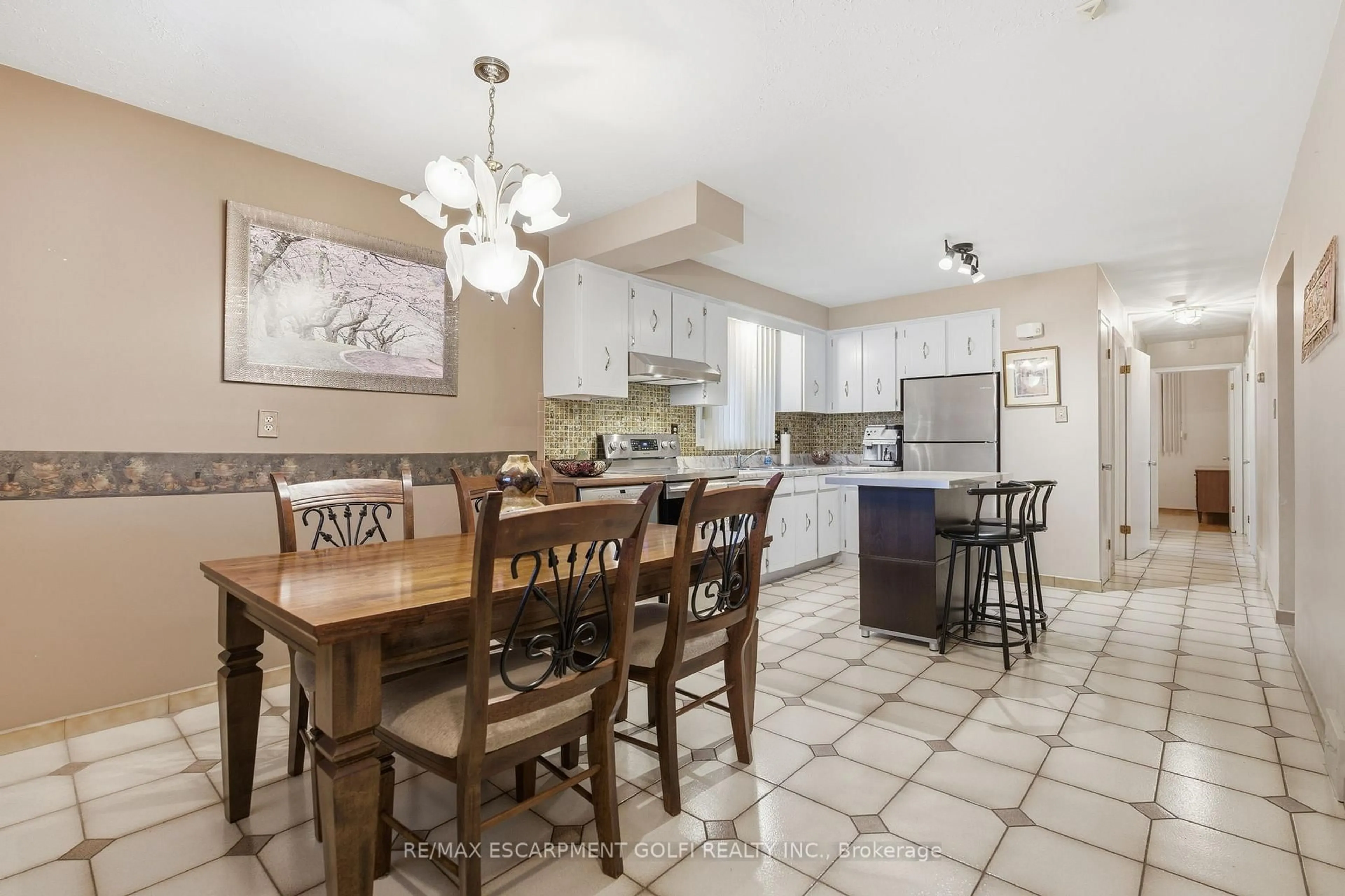 Open concept kitchen, ceramic/tile floor for 1894 Main St, Hamilton Ontario L8H 1G5