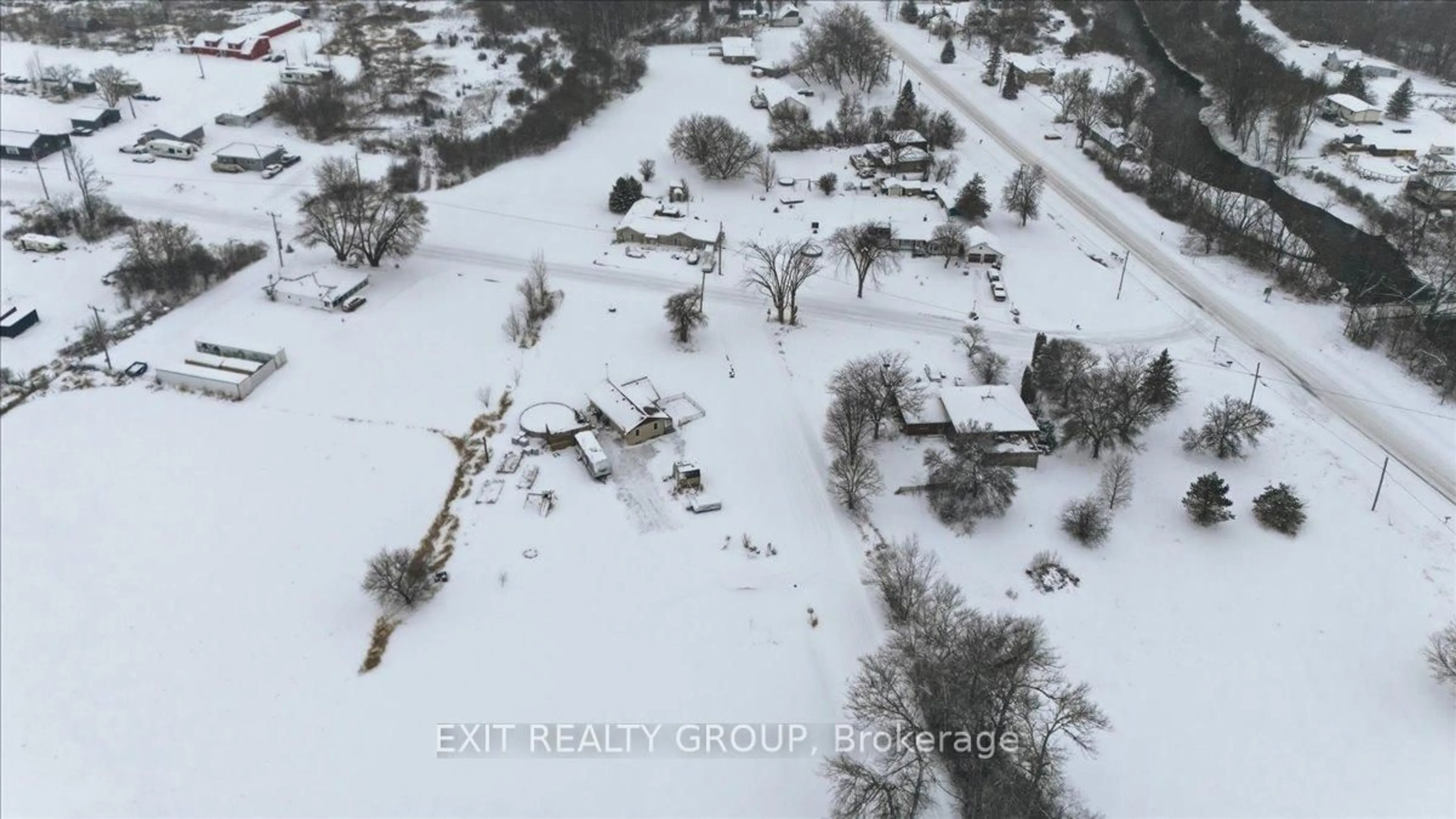 A pic from outside/outdoor area/front of a property/back of a property/a pic from drone, street for 16 Catherine St, Shannonville Ontario K0K 3A0