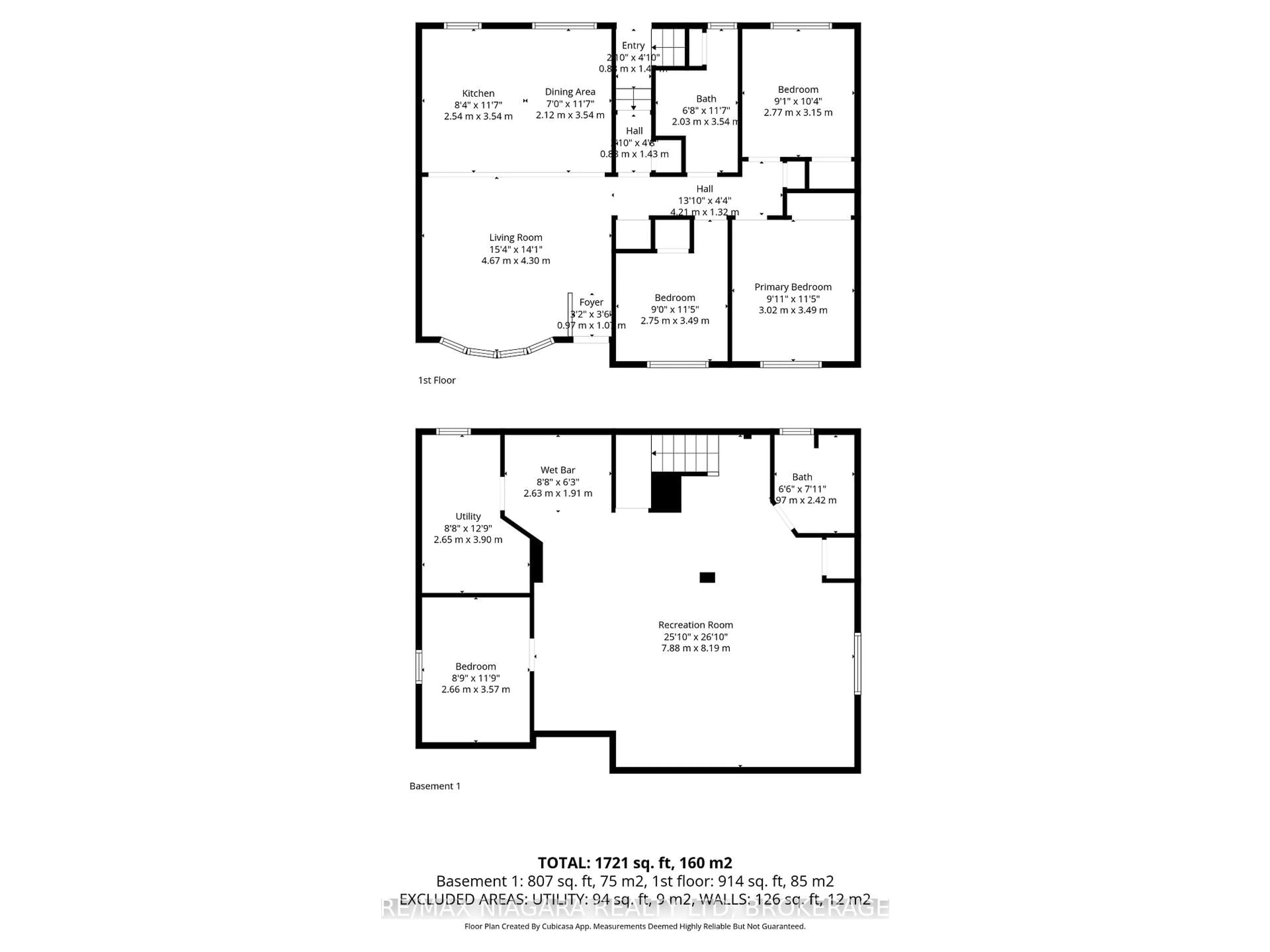 Floor plan for 2 HIGHCOURT Cres, St. Catharines Ontario L2M 3M6
