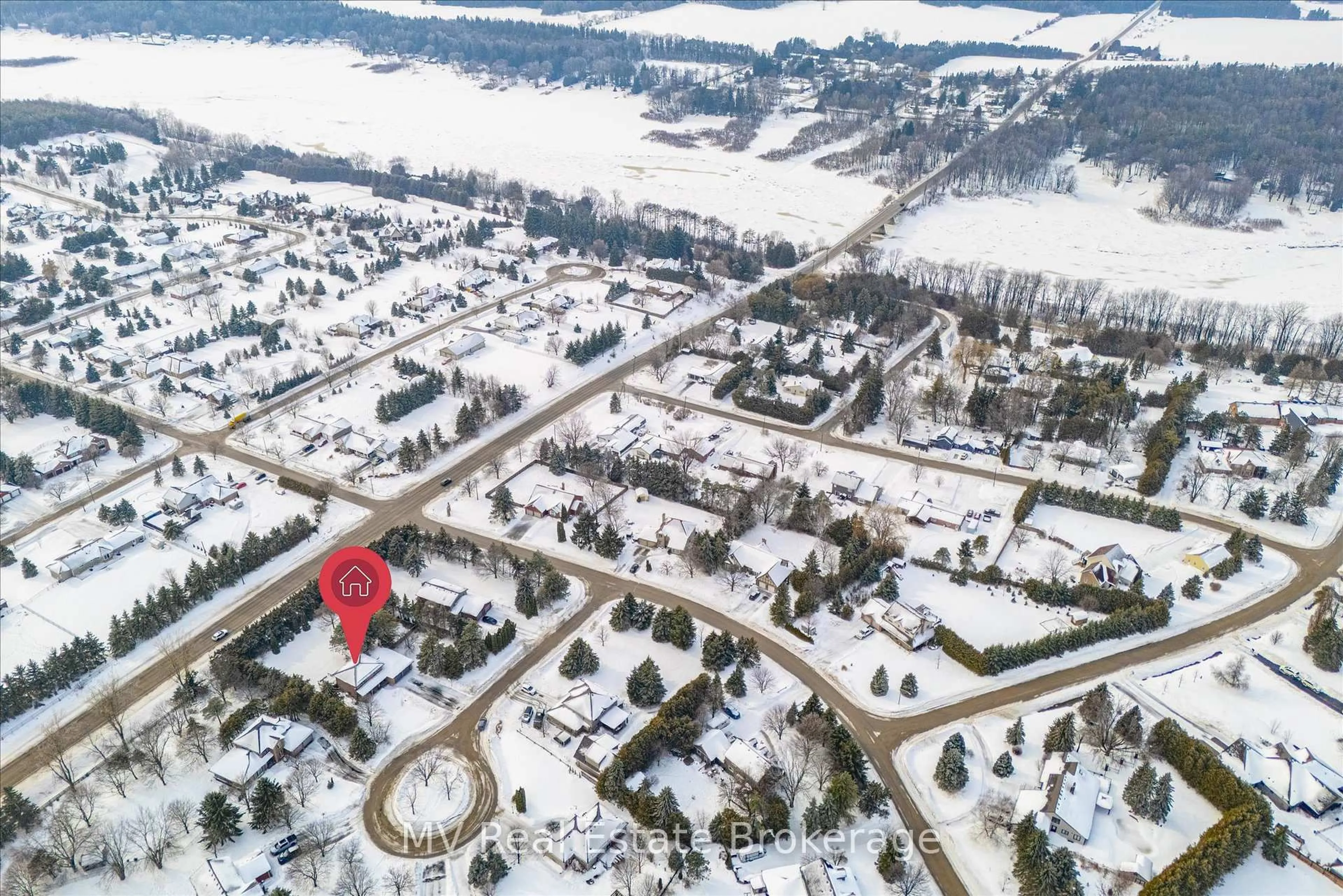 A pic from outside/outdoor area/front of a property/back of a property/a pic from drone, street for 4 Sargent Blvd, Centre Wellington Ontario N0B 1J0