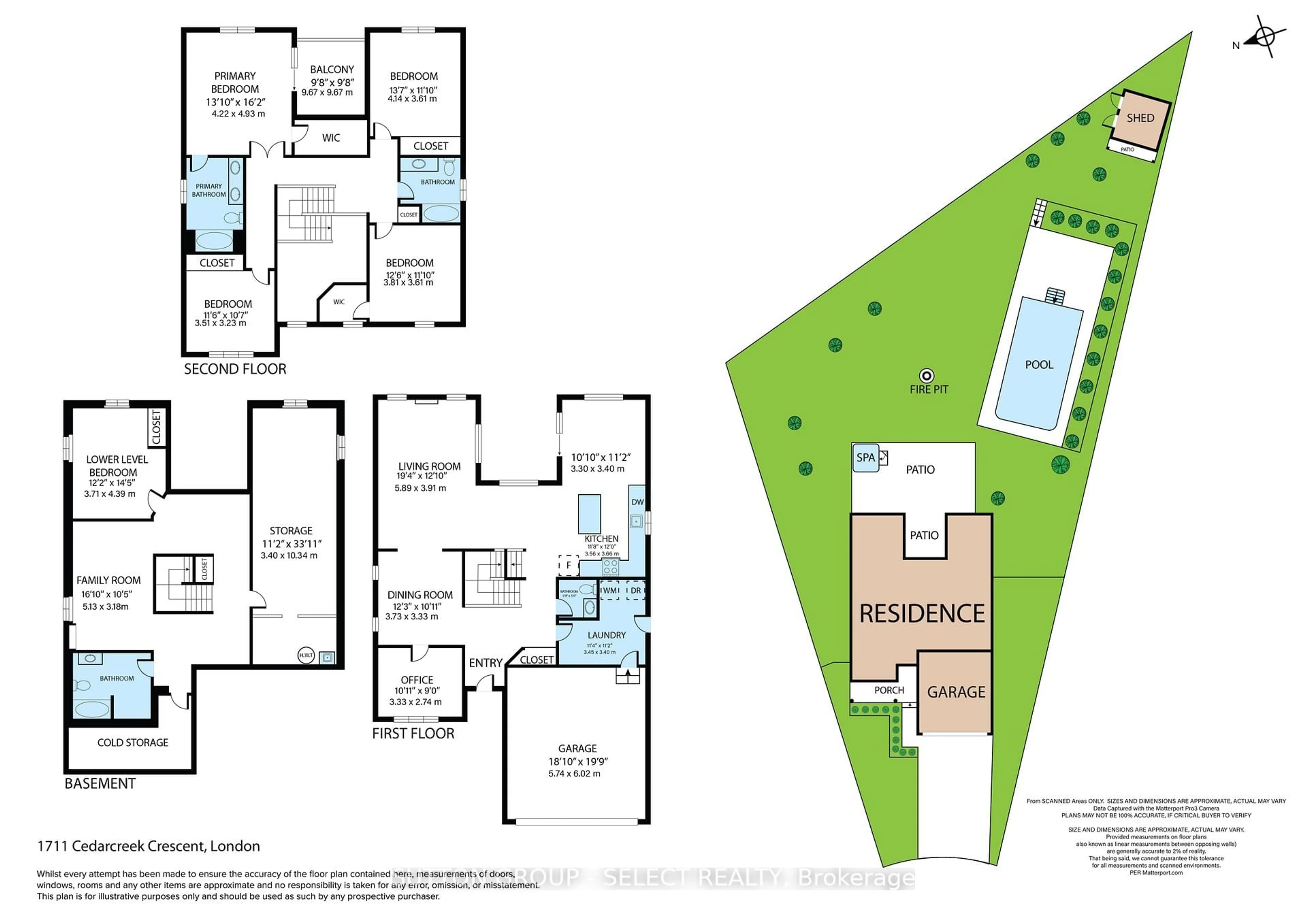 Floor plan for 1711 Cedarcreek Cres, London North Ontario N5X 0C7