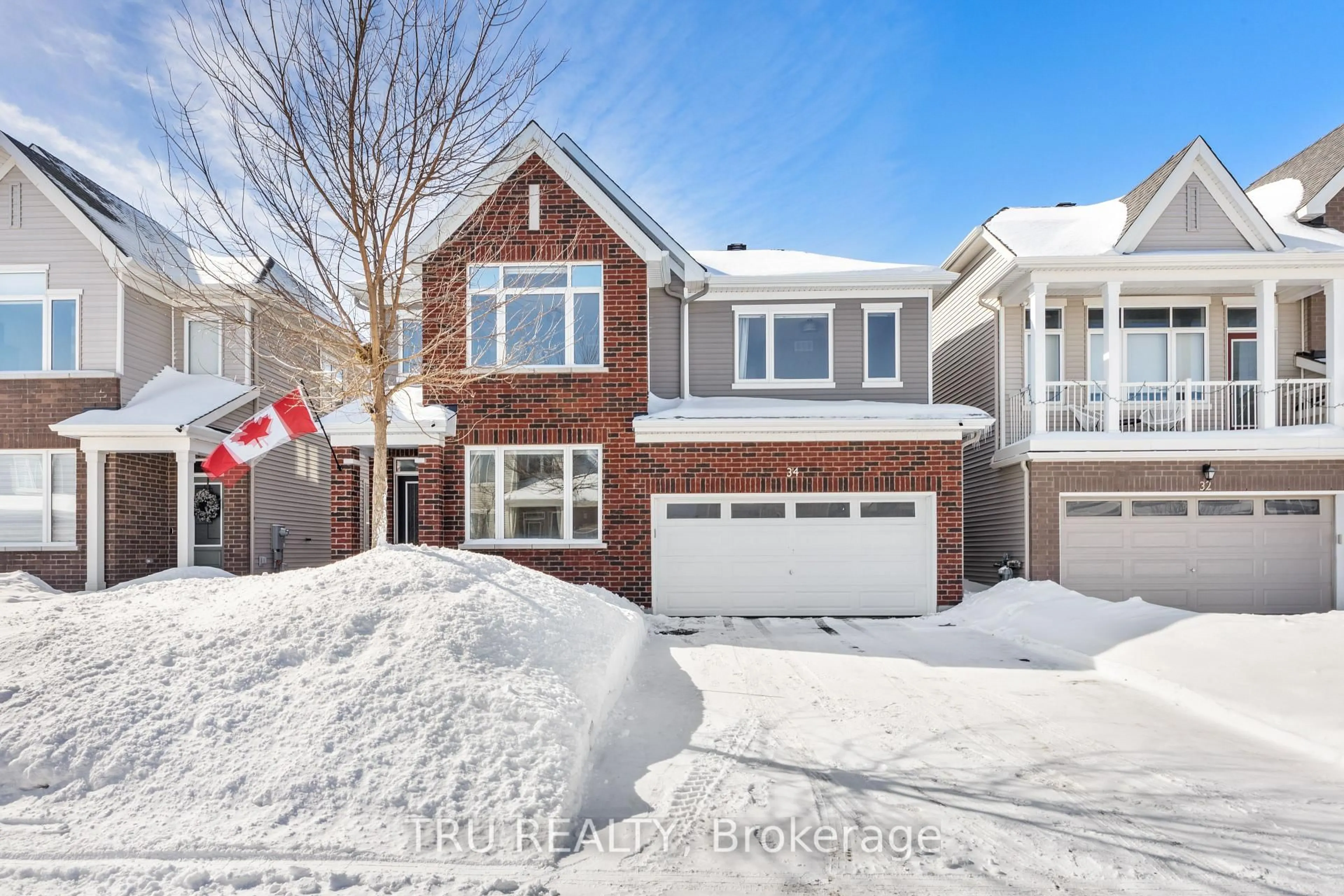 Home with brick exterior material, street for 34 Coppermine St, Ottawa Ontario K2J 6P7