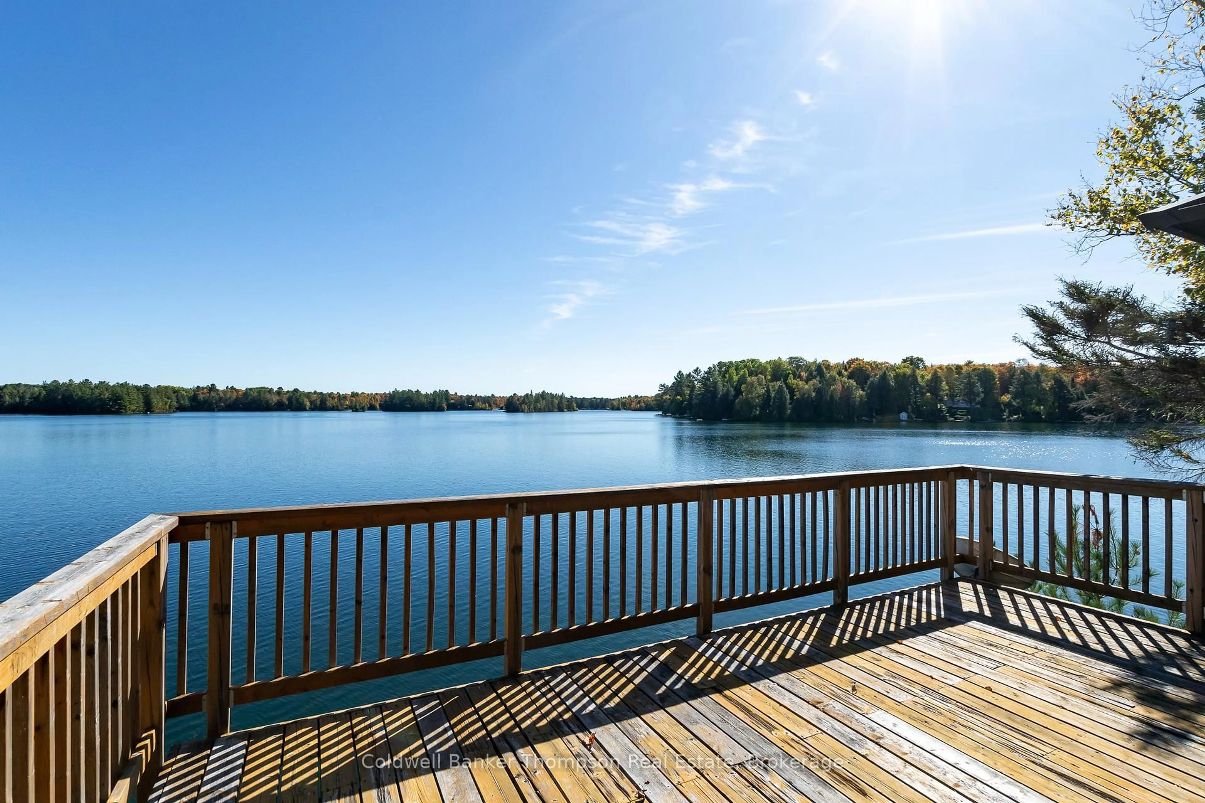Patio, water/lake/river/ocean view for 57 Mayflower Lane, Perry Ontario P0A 1J0