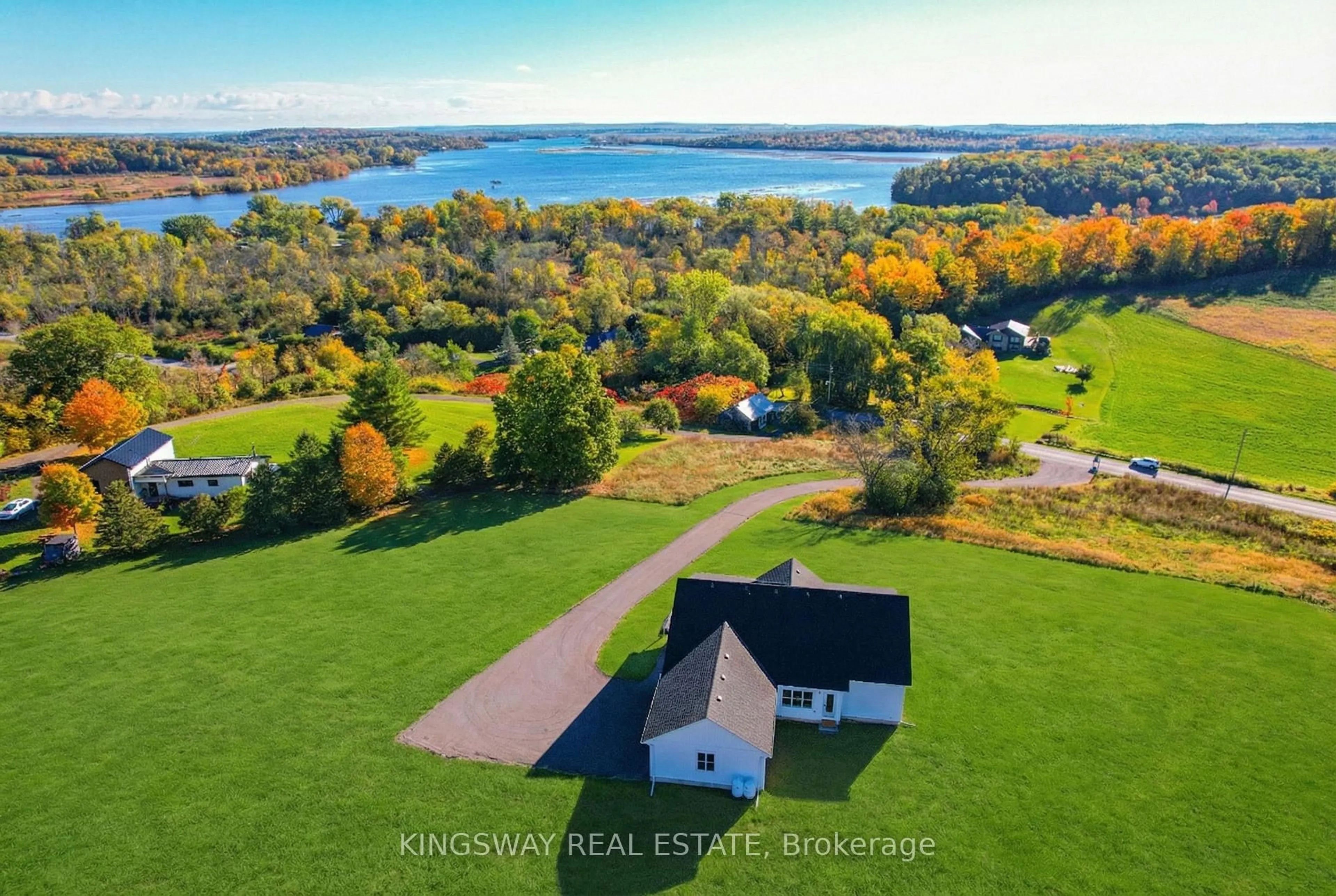 A pic from outside/outdoor area/front of a property/back of a property/a pic from drone, water/lake/river/ocean view for 242 Percy Boom Rd, Trent Hills Ontario K0L 1L0
