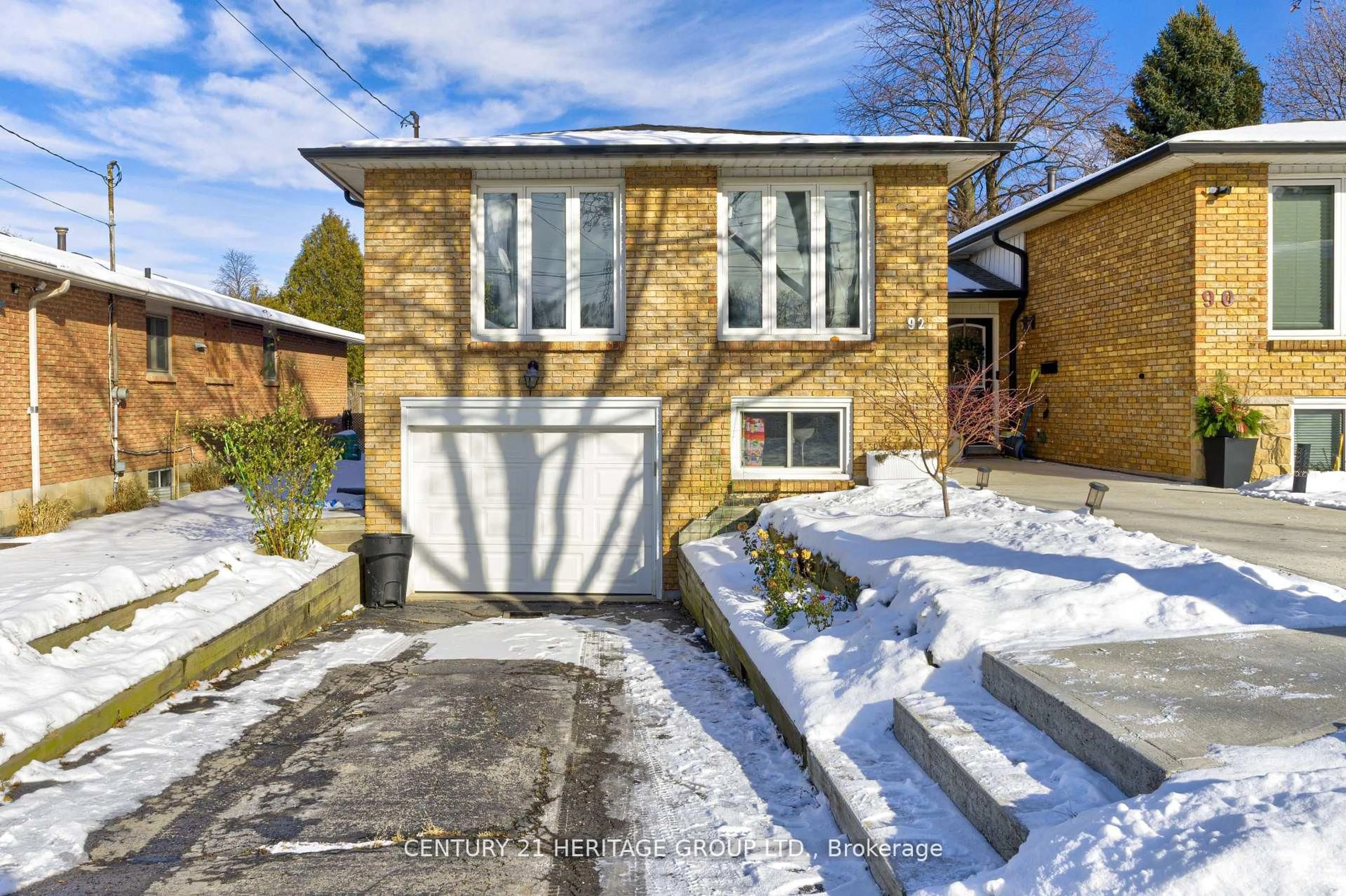 Home with brick exterior material, street for 92 Horning Dr, Hamilton Ontario L9C 6L1