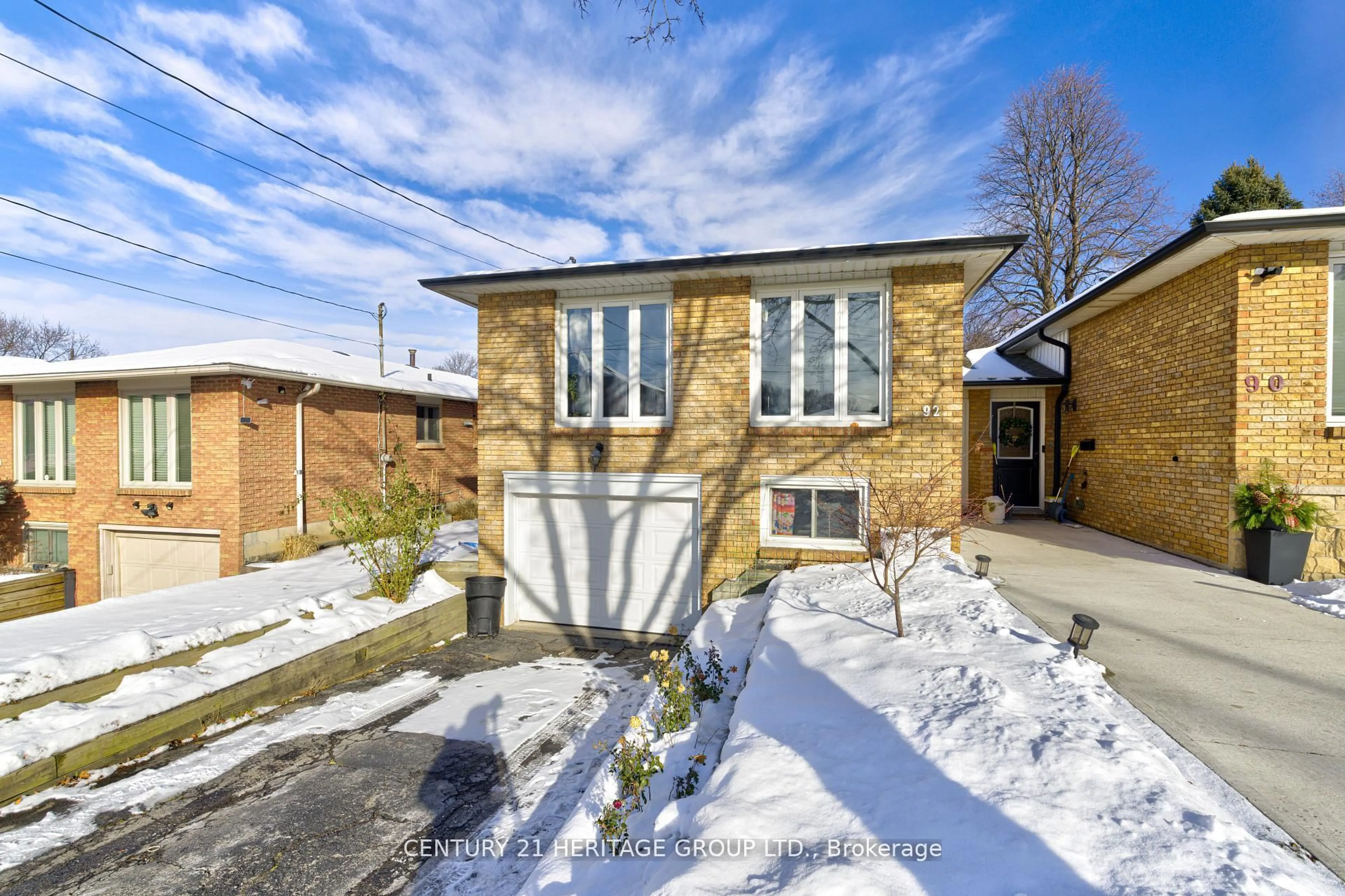 Home with brick exterior material, street for 92 Horning Dr, Hamilton Ontario L9C 6L1