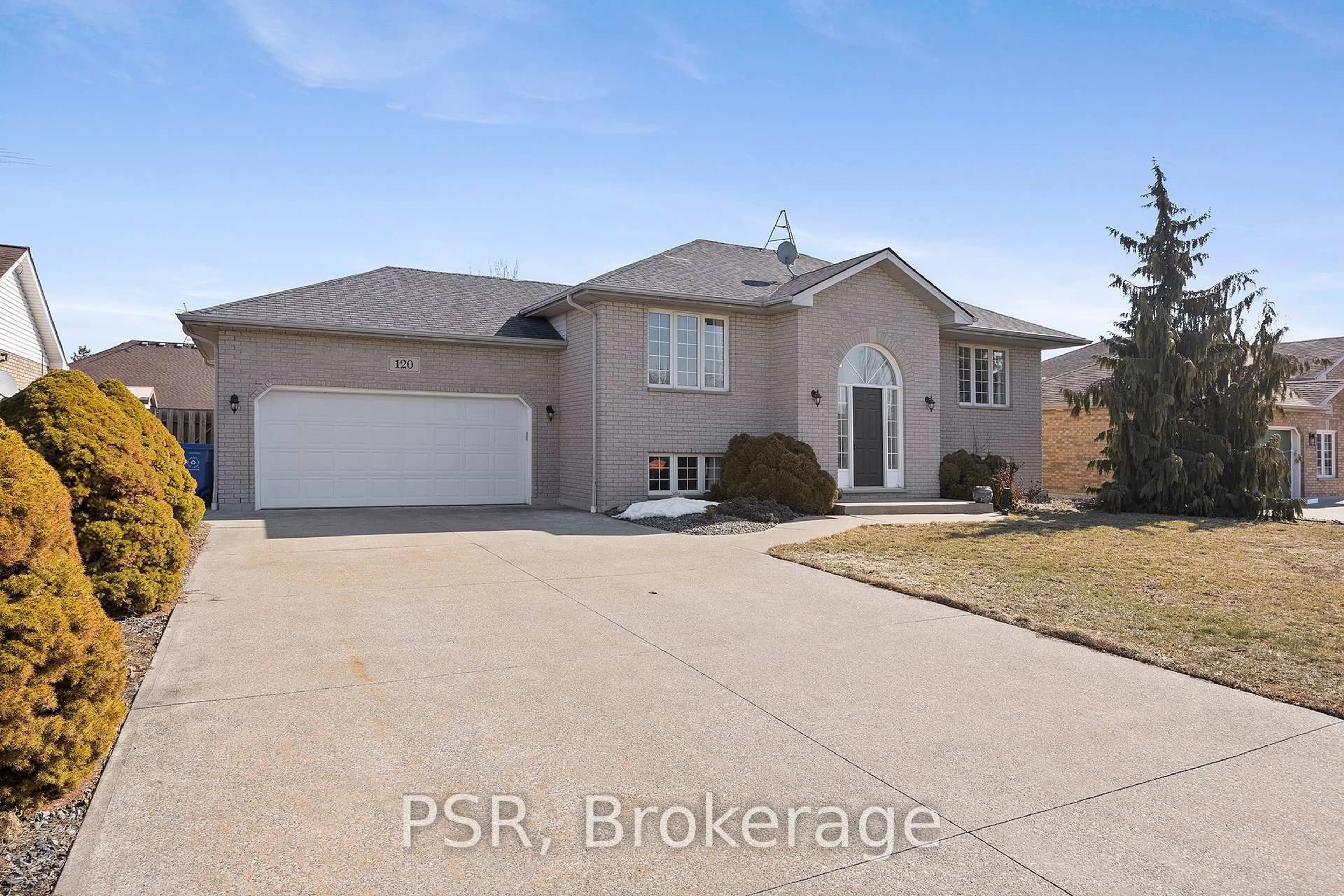 Home with brick exterior material, street for 120 Pierella Dr, Lakeshore Ontario N8L 0Z4