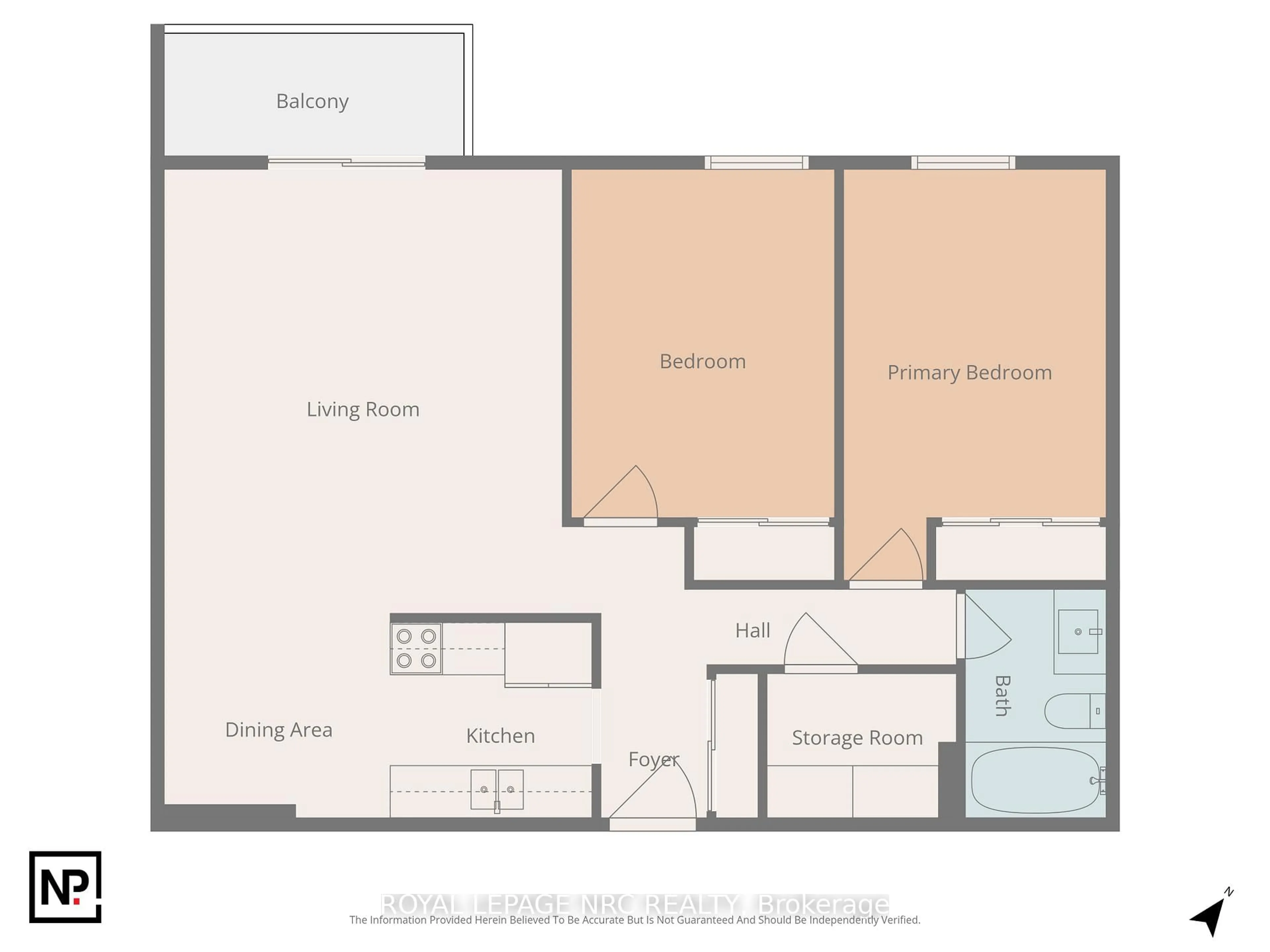 Floor plan for 264 Grantham Ave #505, St. Catharines Ontario L2M 5B5